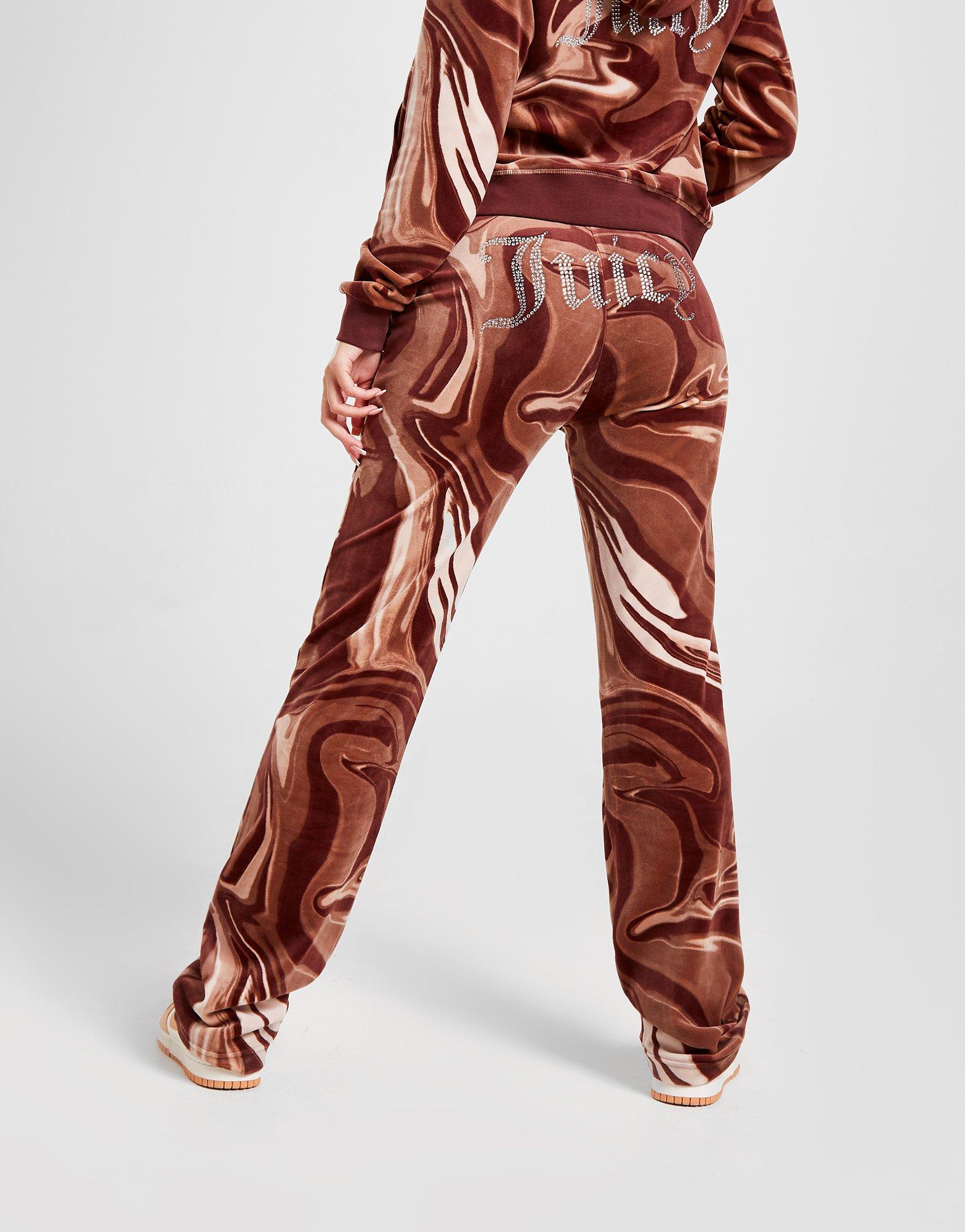 Juicy Couture Marble Velour Track Pants