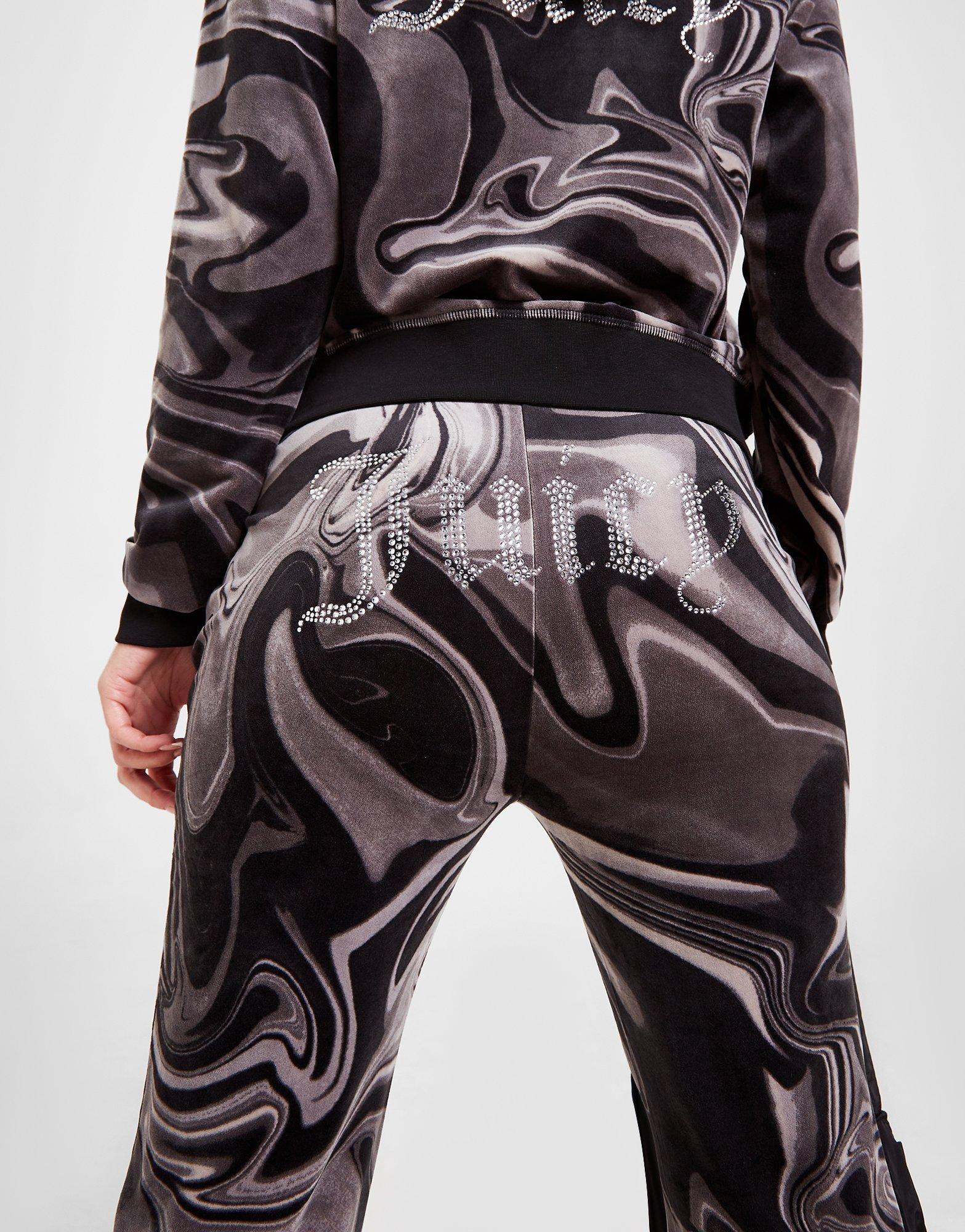 Juicy Couture Marble Velour Track Pants