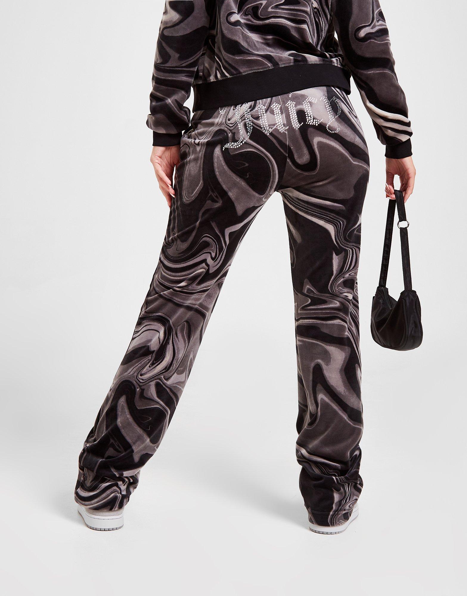 Juicy Couture Marble Velour Track Pants
