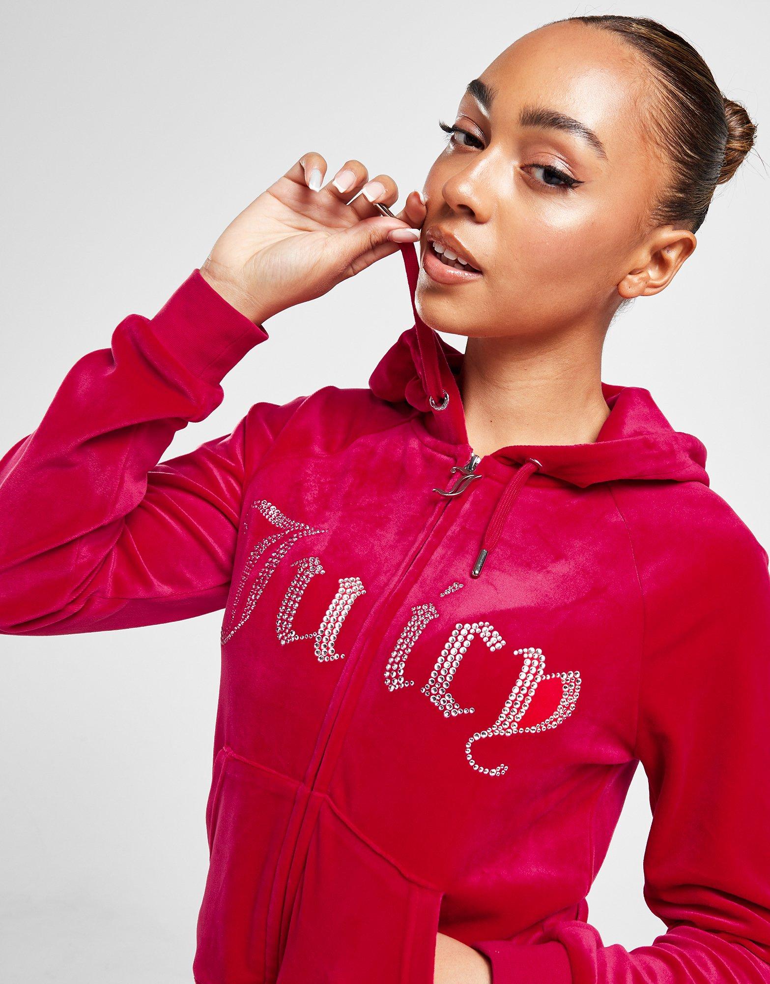 Red juicy store couture hoodie