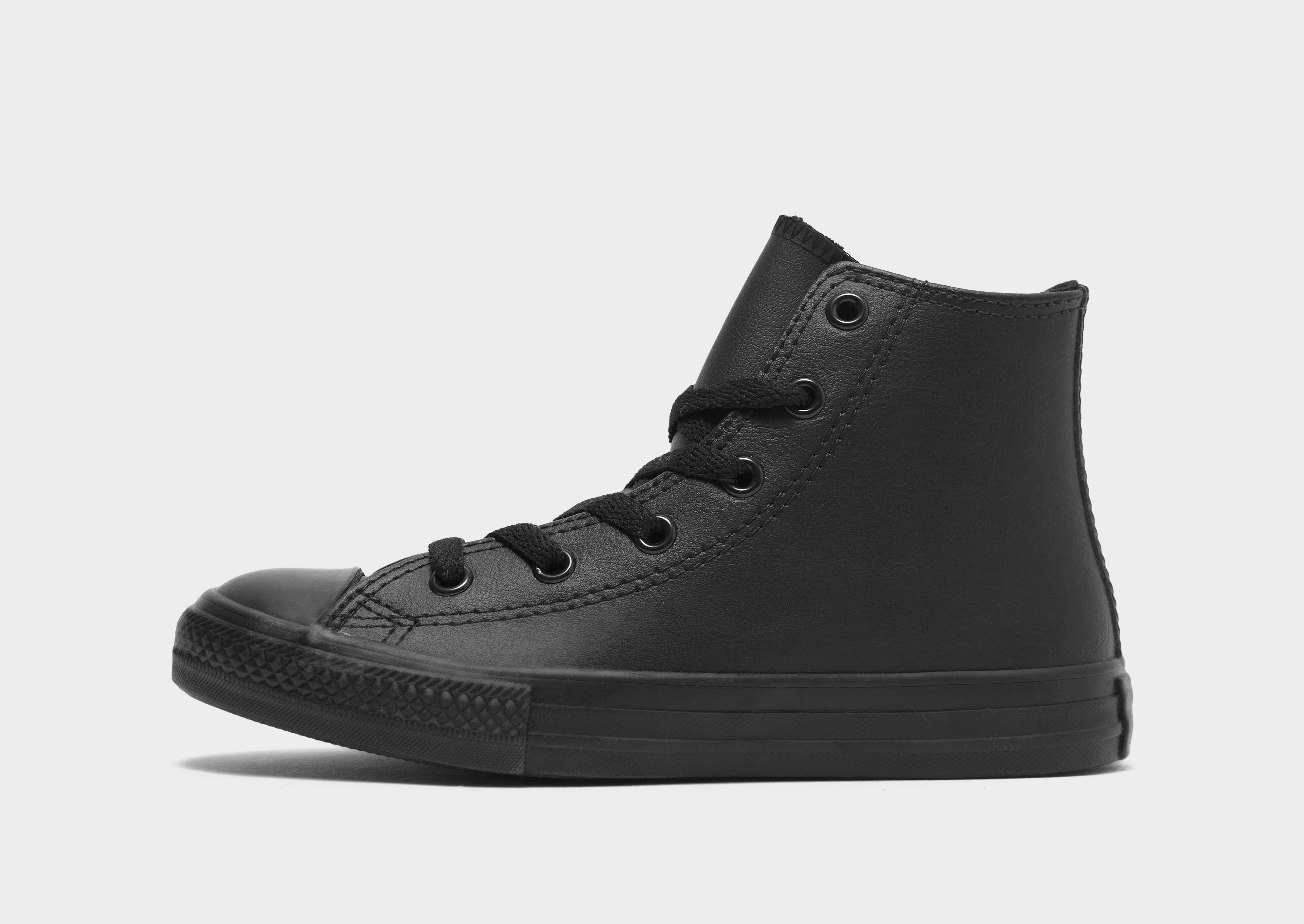 Converse All Star High Leather Bambino in Nero JD Sports