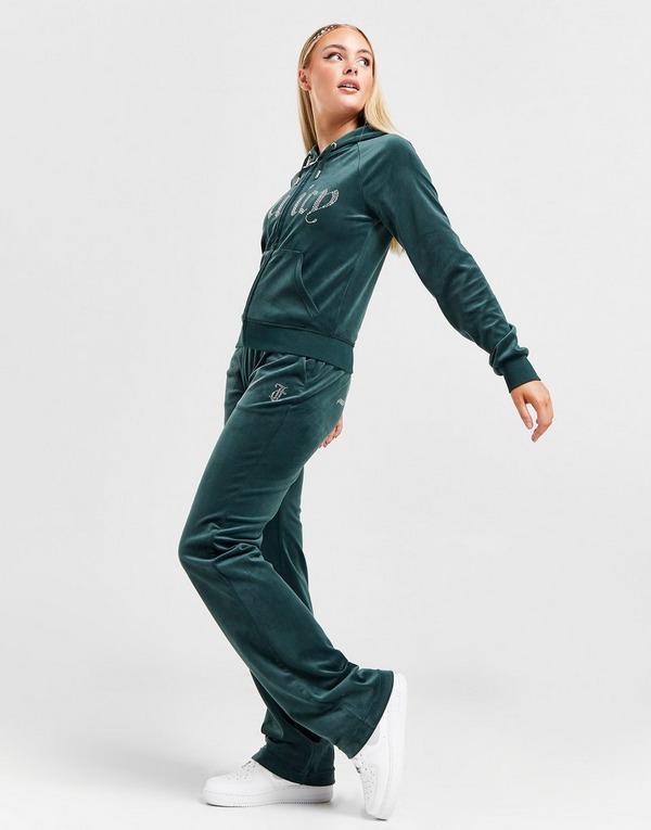 JUICY COUTURE Pantalon de survêtement Diamante en Velours Femme Vert- JD  Sports France