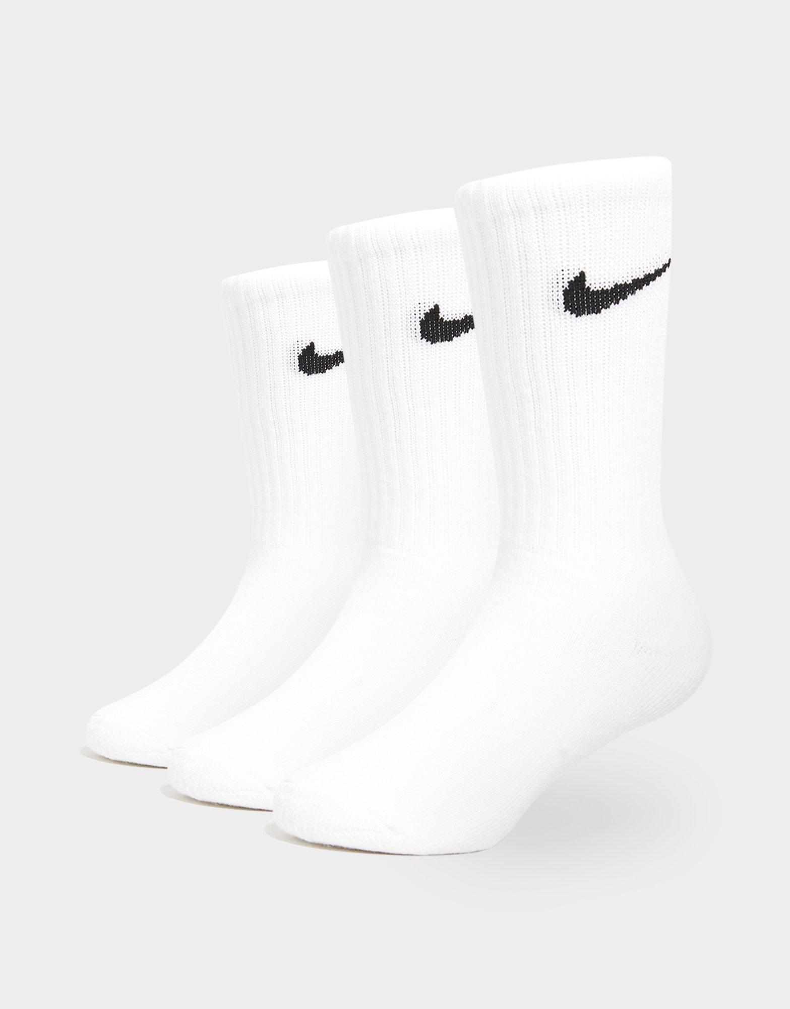 childrens white nike socks