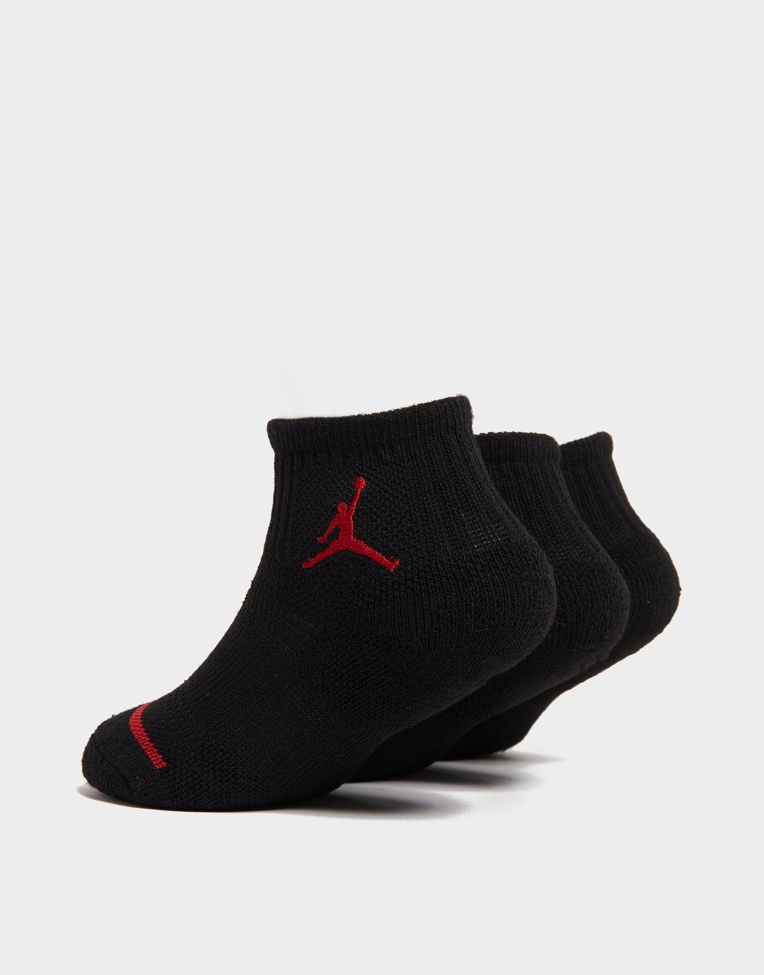 Jordan Air Lot de 3 paires de Chaussettes Noir- Size? France