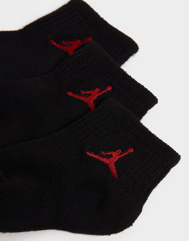Black Jordan 3 Pack Ankle Socks Junior | JD Sports UK