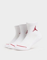 Jordan 3 Pack Ankle Calze Junior