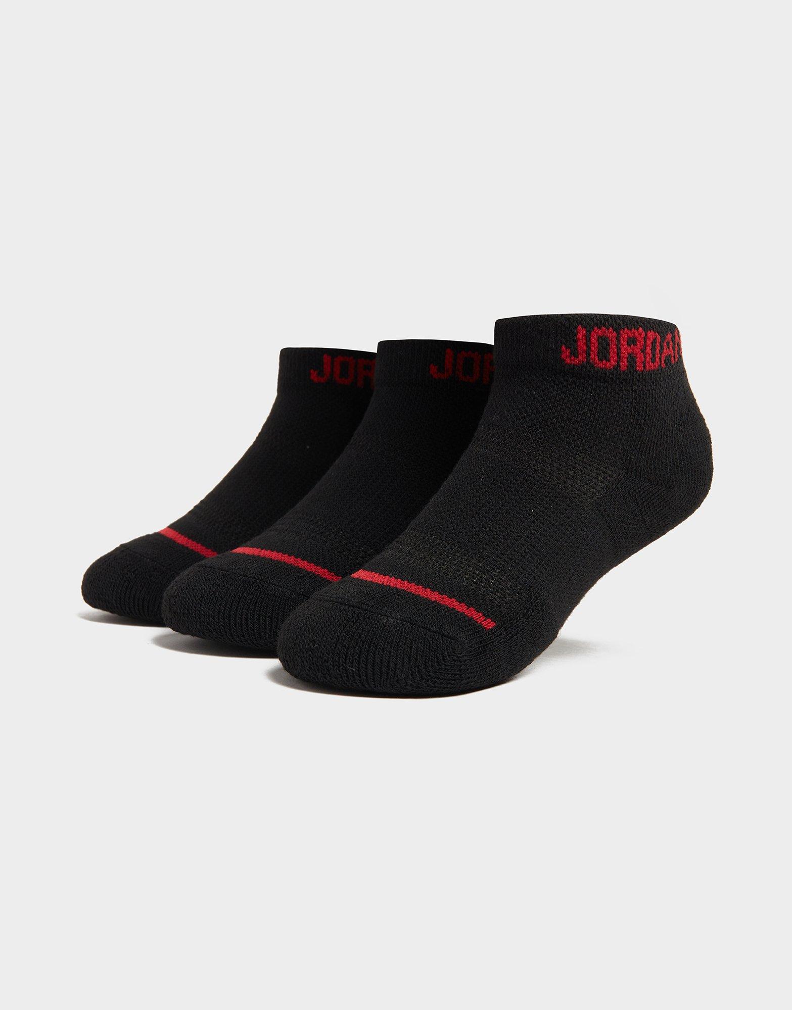 Jordan 3-Pack No Show Socks Junior