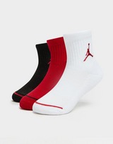 Jordan 3 Pack Ankle Calze Junior