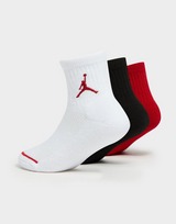 Jordan pack de 3 calcetines Ankle júnior