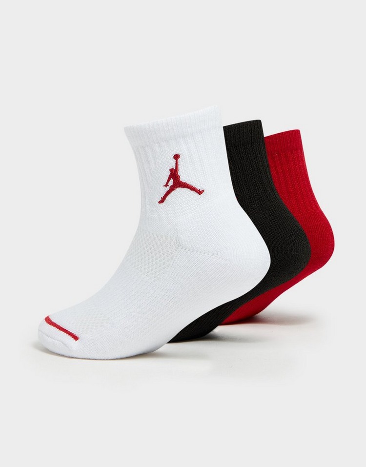 Multi Jordan 3 Pack Ankle Socks Junior | JD Sports UK
