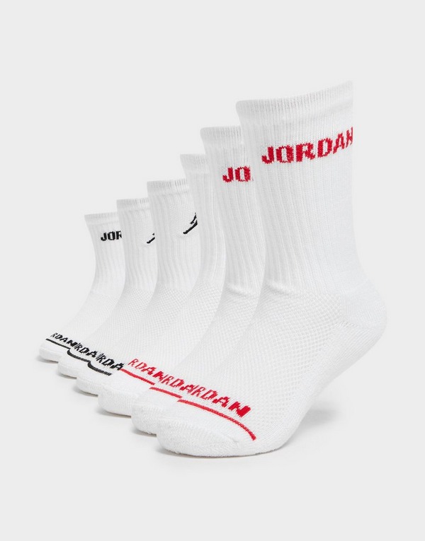 Jordan 6-Pakke Crew Sokker Junior