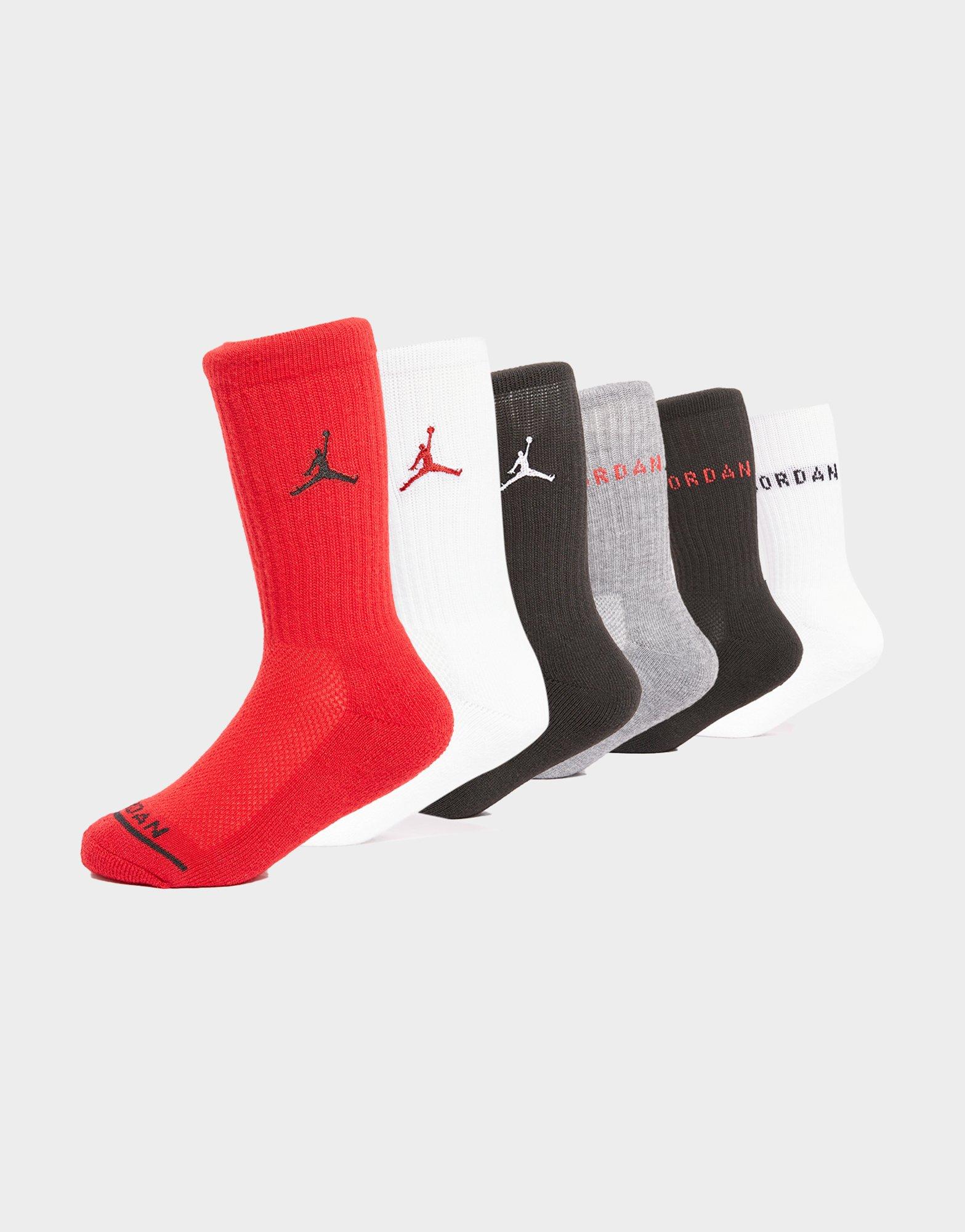 Jordan 6-Pack Crew Socks Junior
