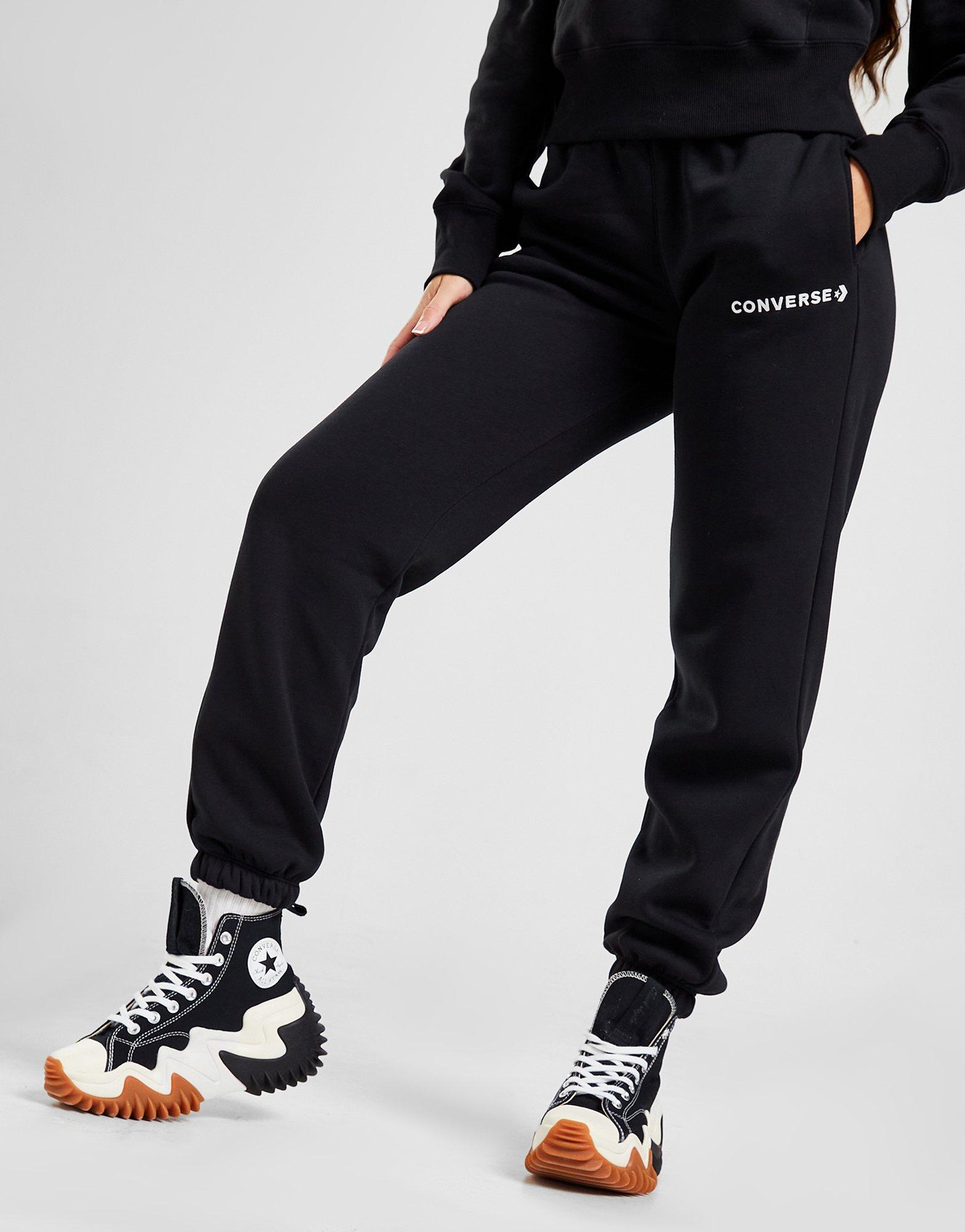 Black Converse Wordmark Joggers - JD Sports