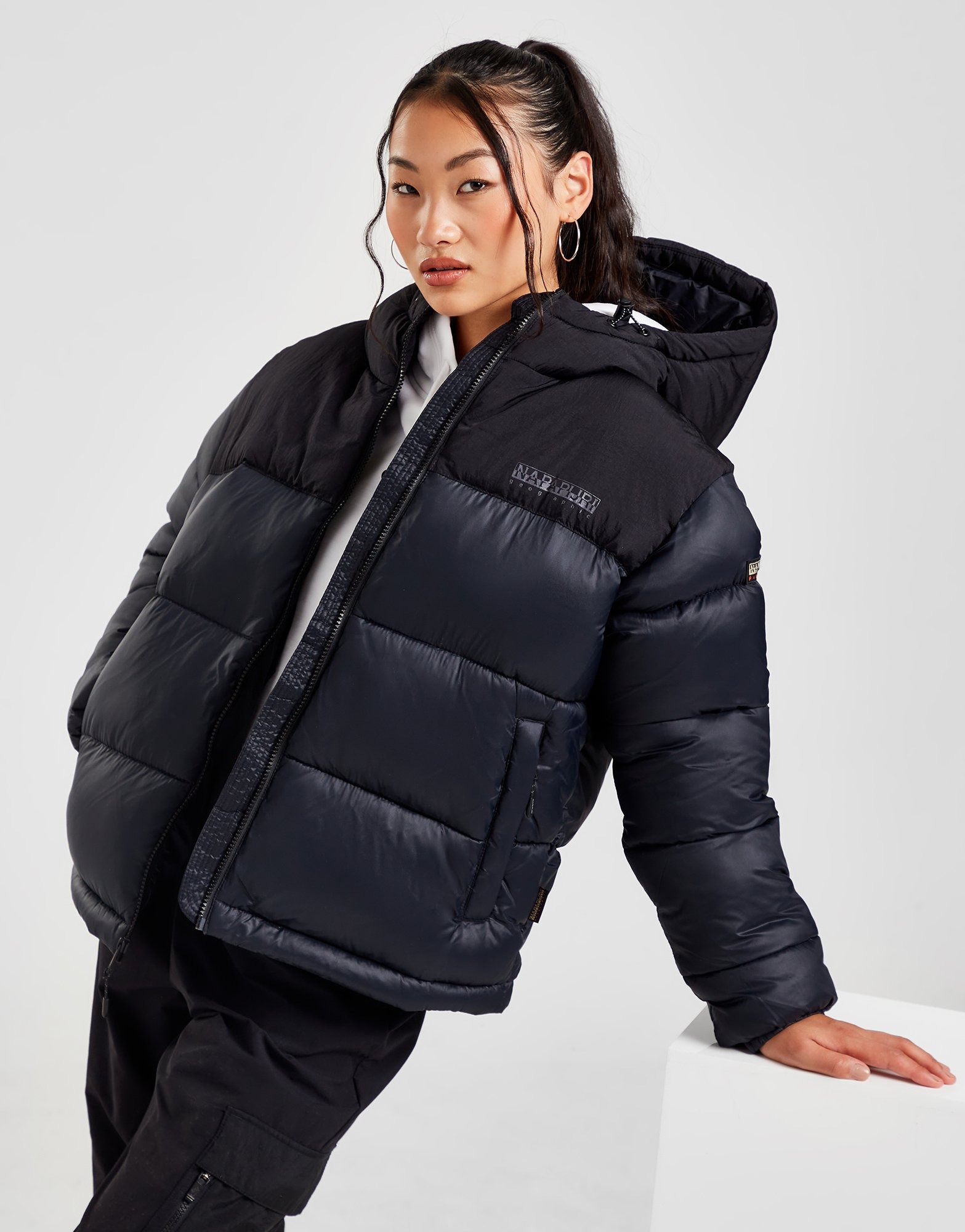Black Napapijri Hornelen Jacket - JD Sports Global