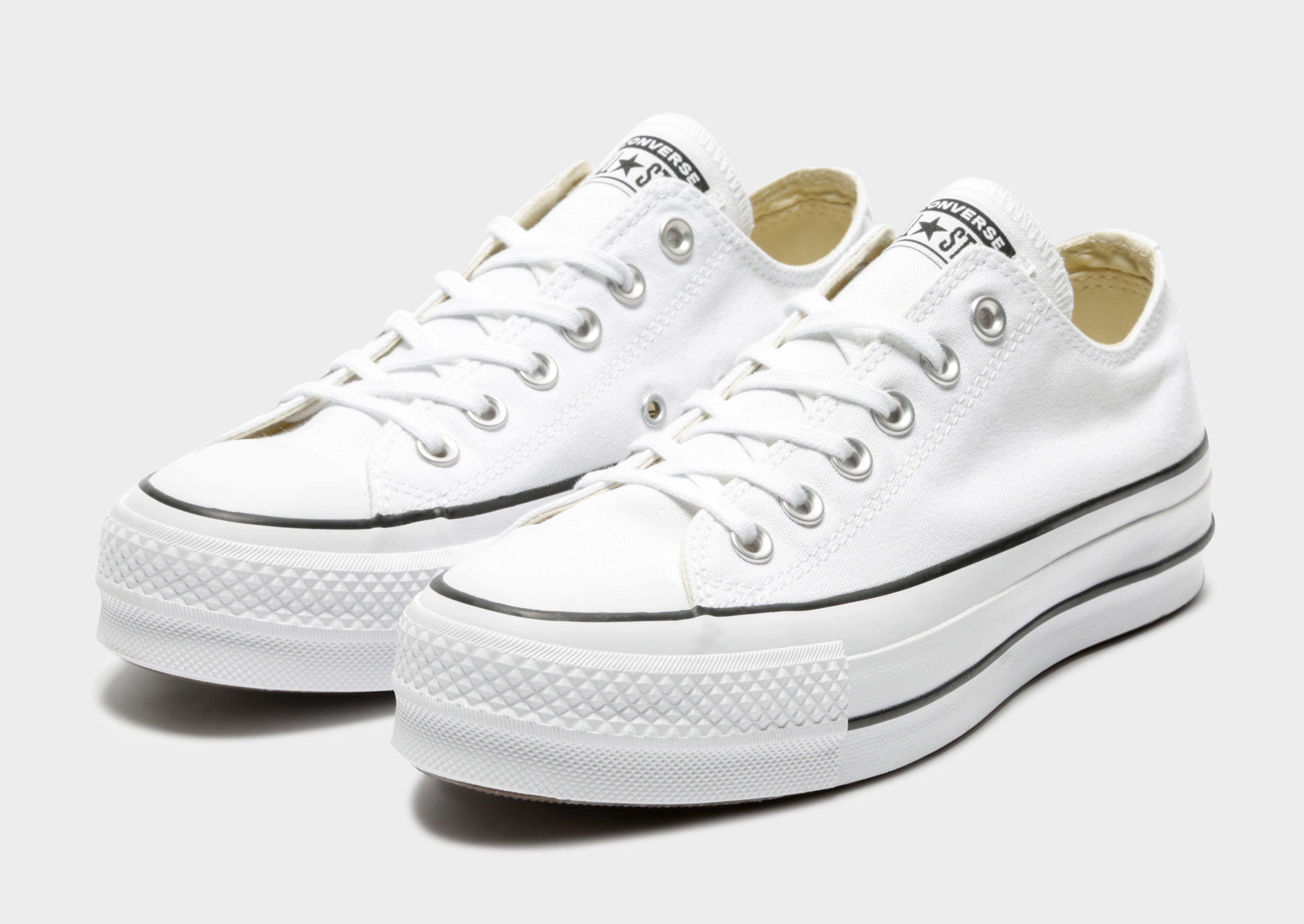 womens low top white converse