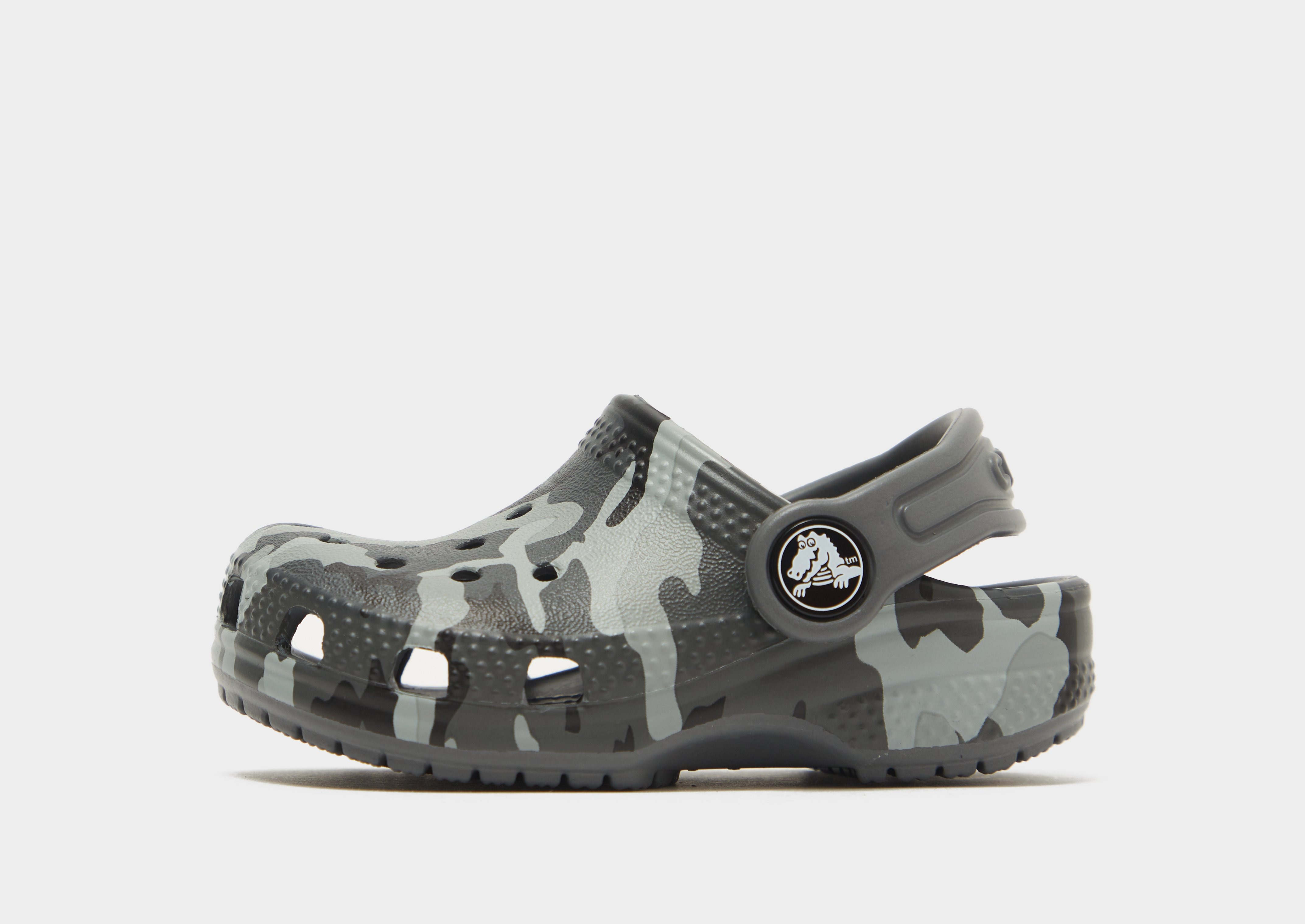 Grey Crocs Classic Clog Camo Infant | JD Sports Global