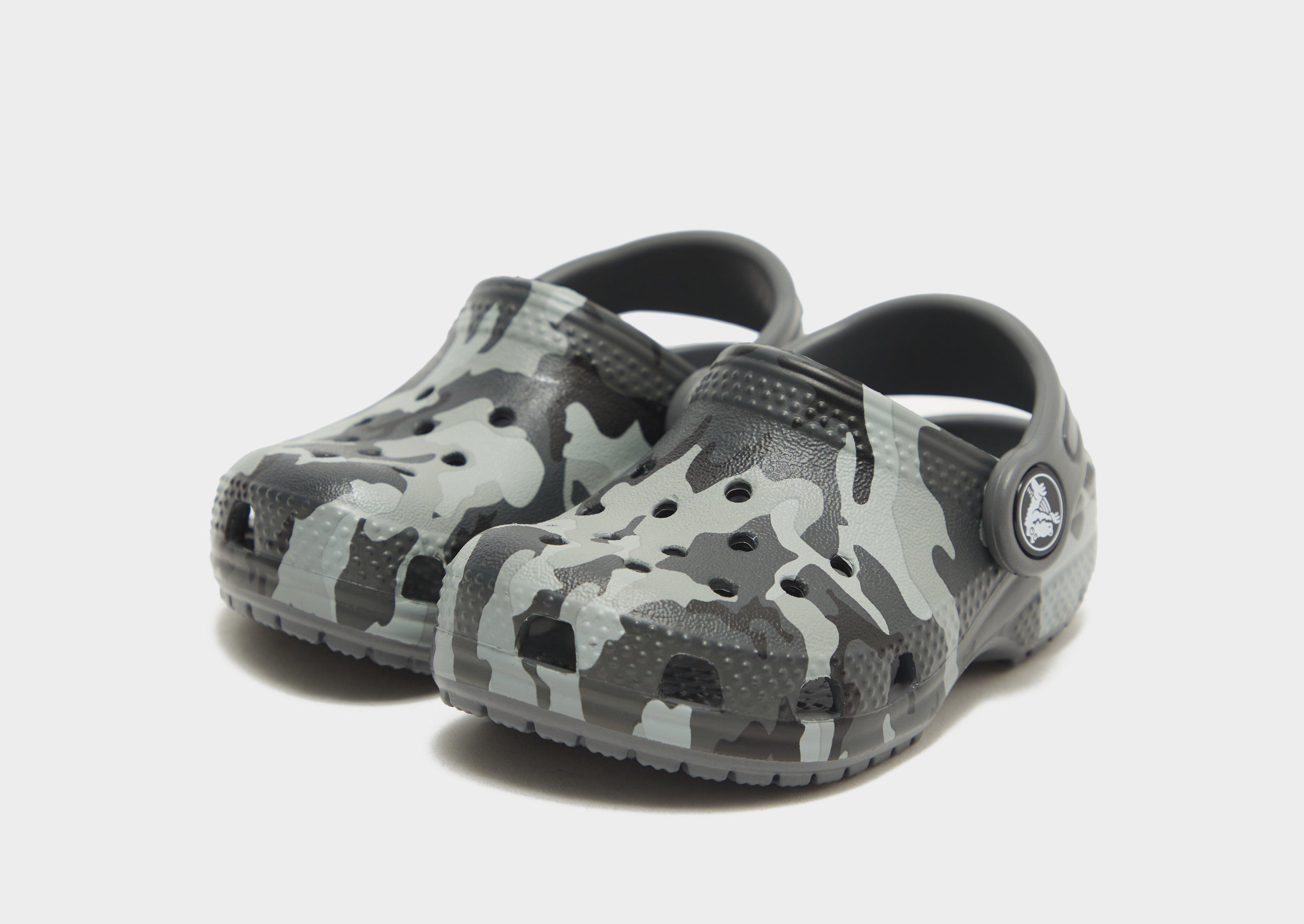 Grey Crocs Classic Clog Camo Infant | JD Sports Global