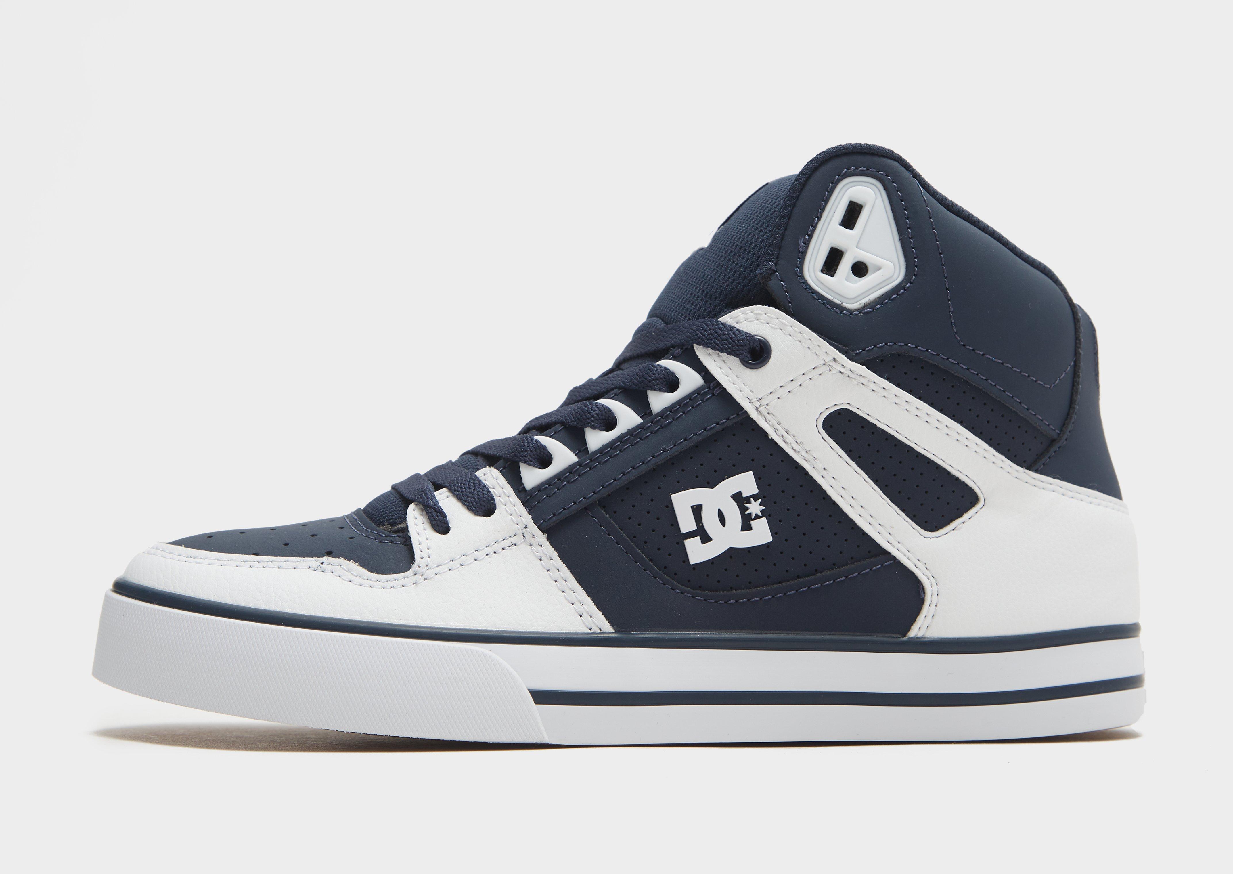 White DC Shoes Pure High Tops | JD Sports UK