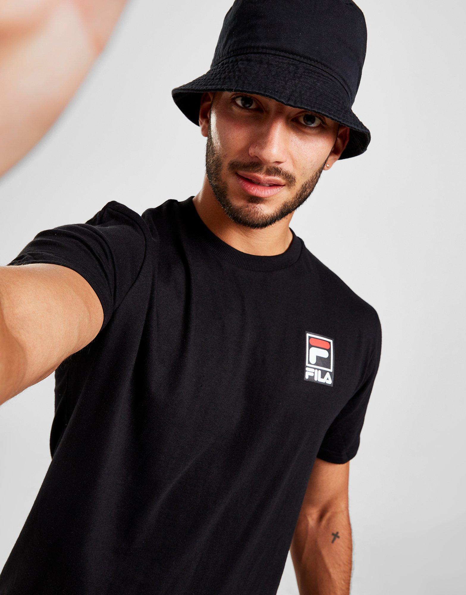 Black fila shirt online