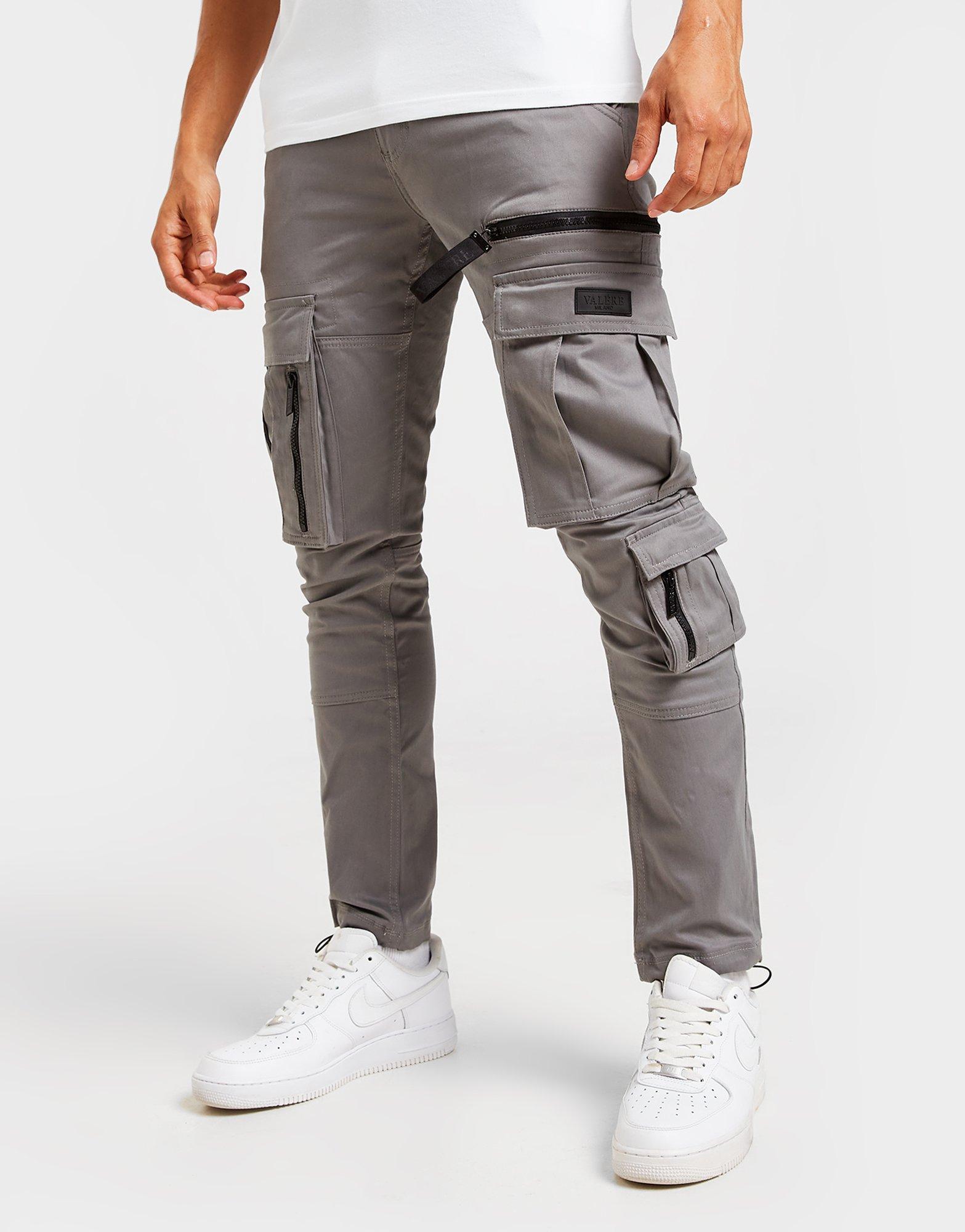 VALERE Tasca Grey Cargo Jeans
