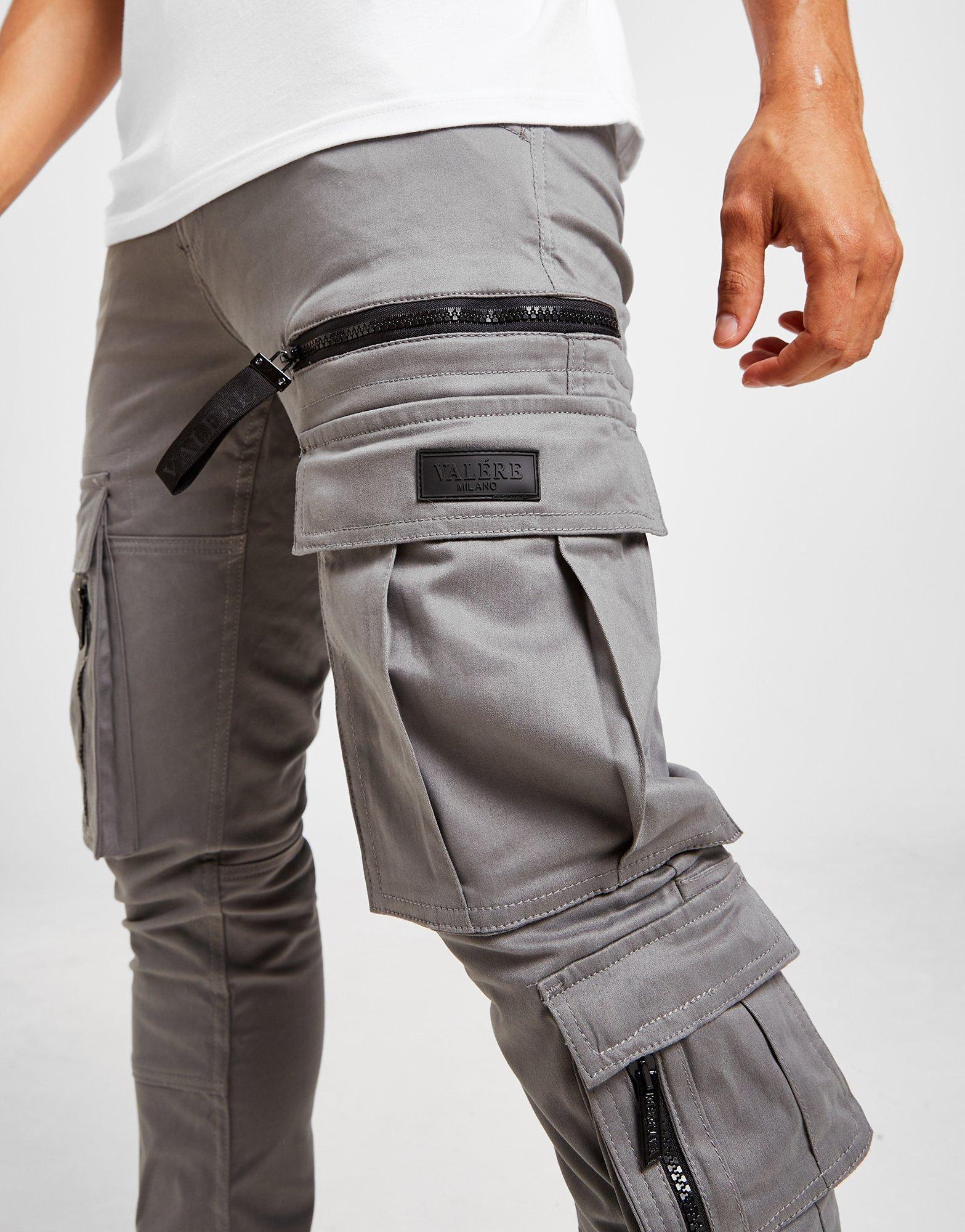 VALERE Tasca Grey Cargo Jeans