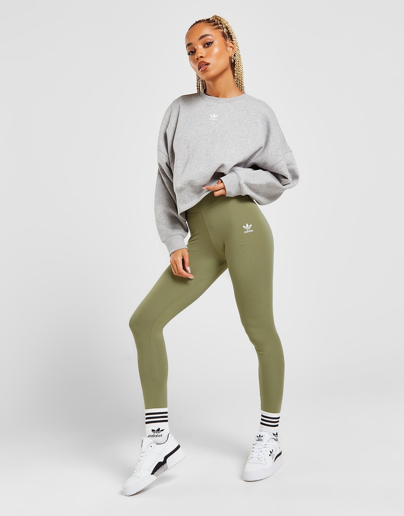 adidas Originals Women's Loungewear Trefoil Tights at  Women’s  Clothing store