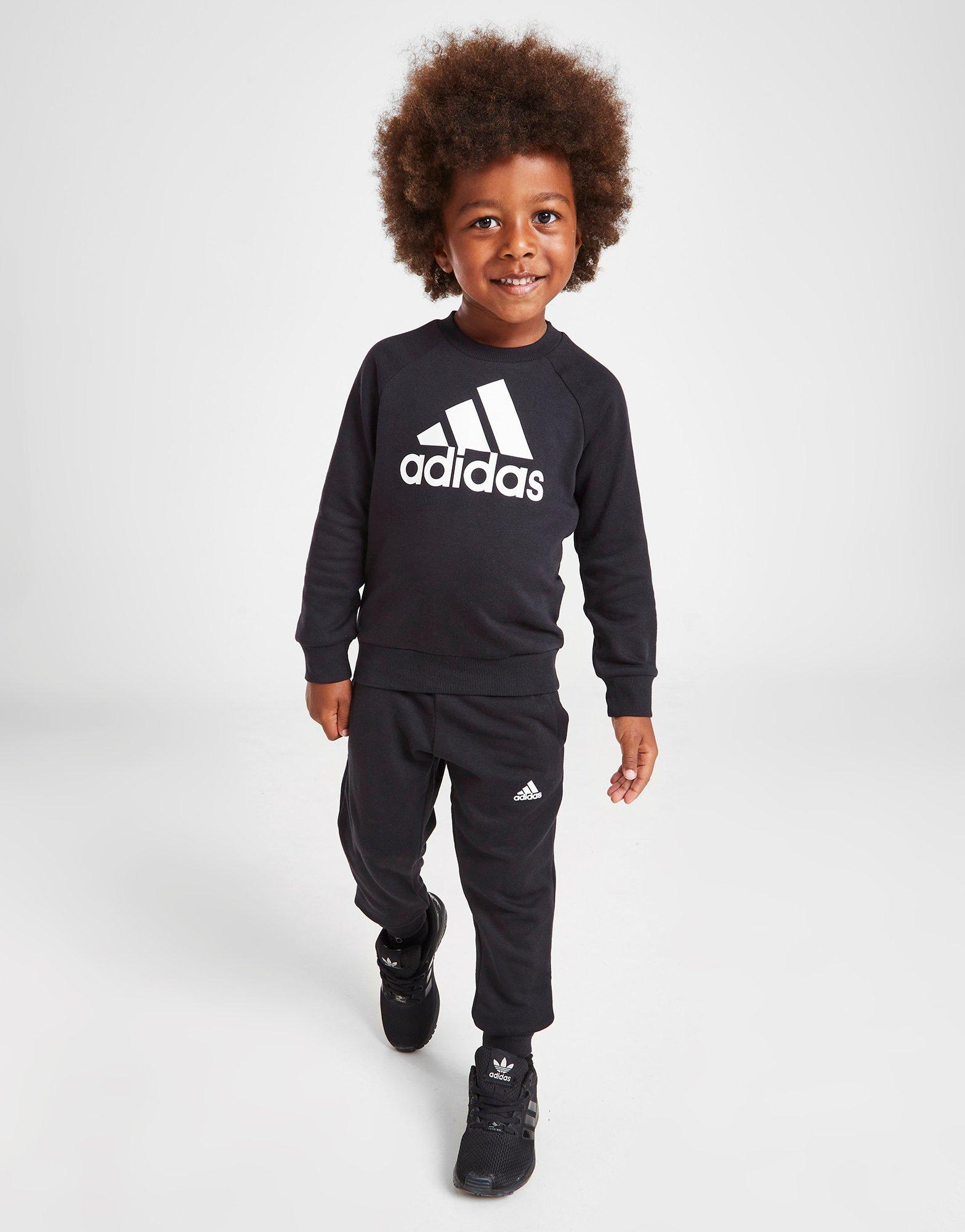 adidas chándal Large Logo infantil en Negro