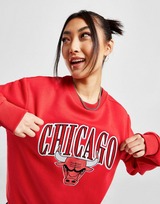 New Era NBA Chicago Bulls Satin Crew Sweatshirt