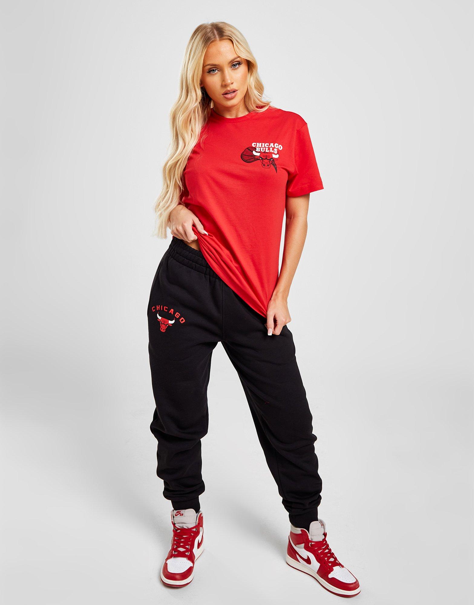 NEW ERA CHIGAGO BULLS NBA OVERSIZED T-SHIRT RED PROMO 2X60USD