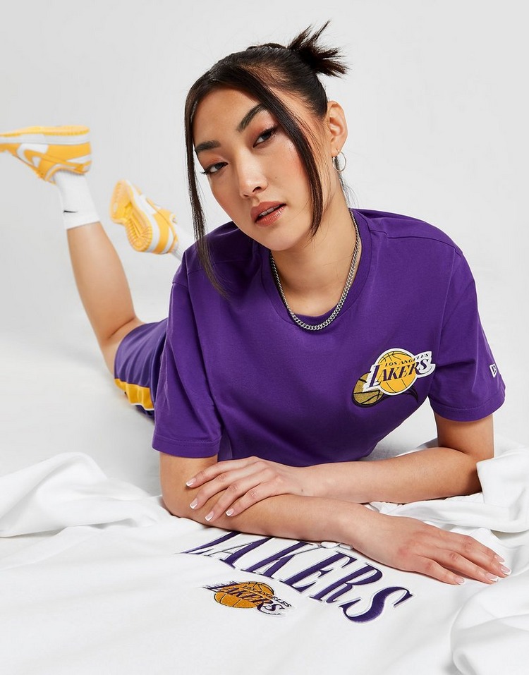 New Era NBA Los Angeles Lakers Back Graphic T-Shirt Donna