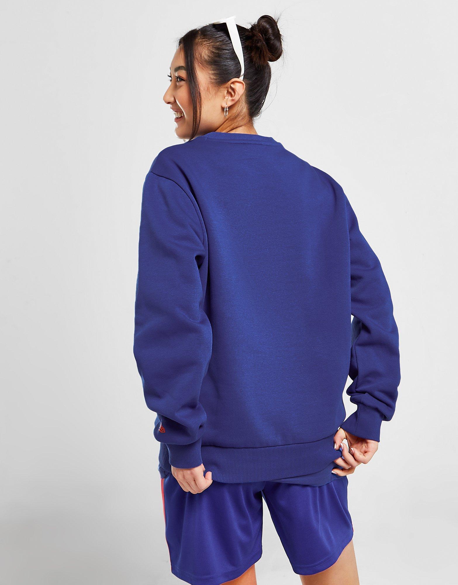 New Era NBA New York Knicks Satin Crew Sweatshirt