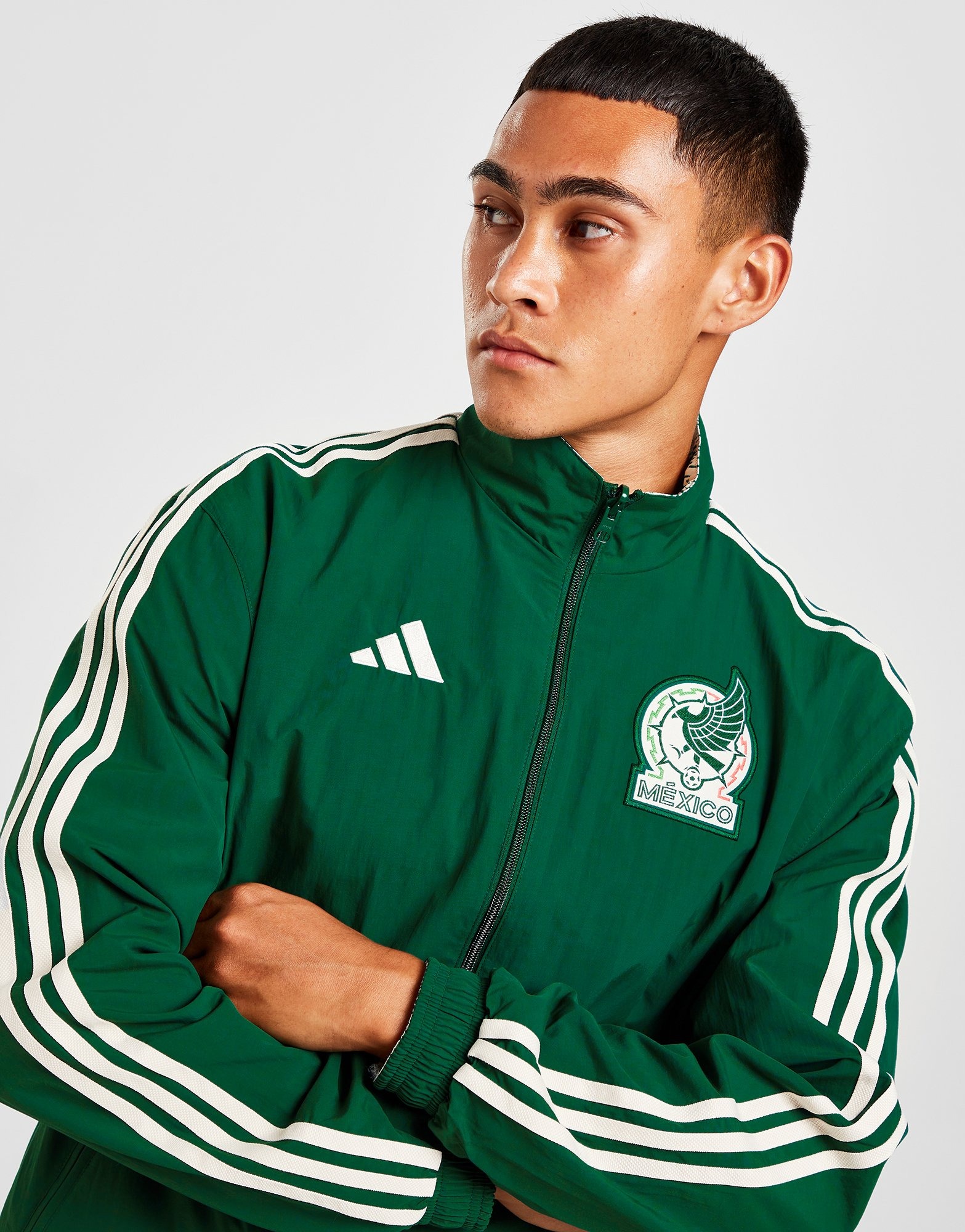 adidas mexico jacket green