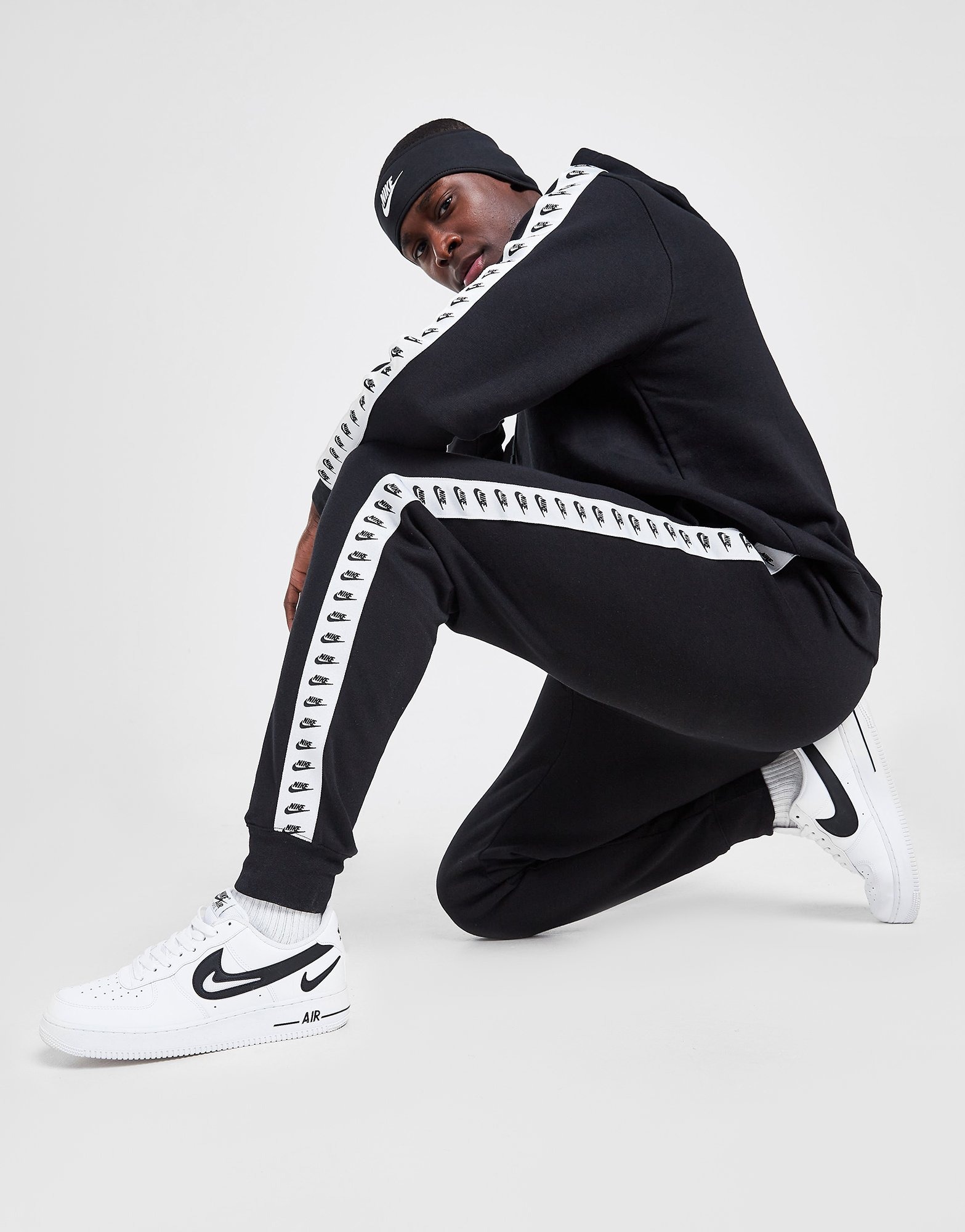 café siglo Franco Pantalón de chándal Nike Zeus Tape negro de hombre - JD Sports España