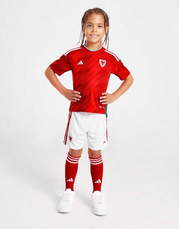 adidas Wales 2022 Home Kit Children