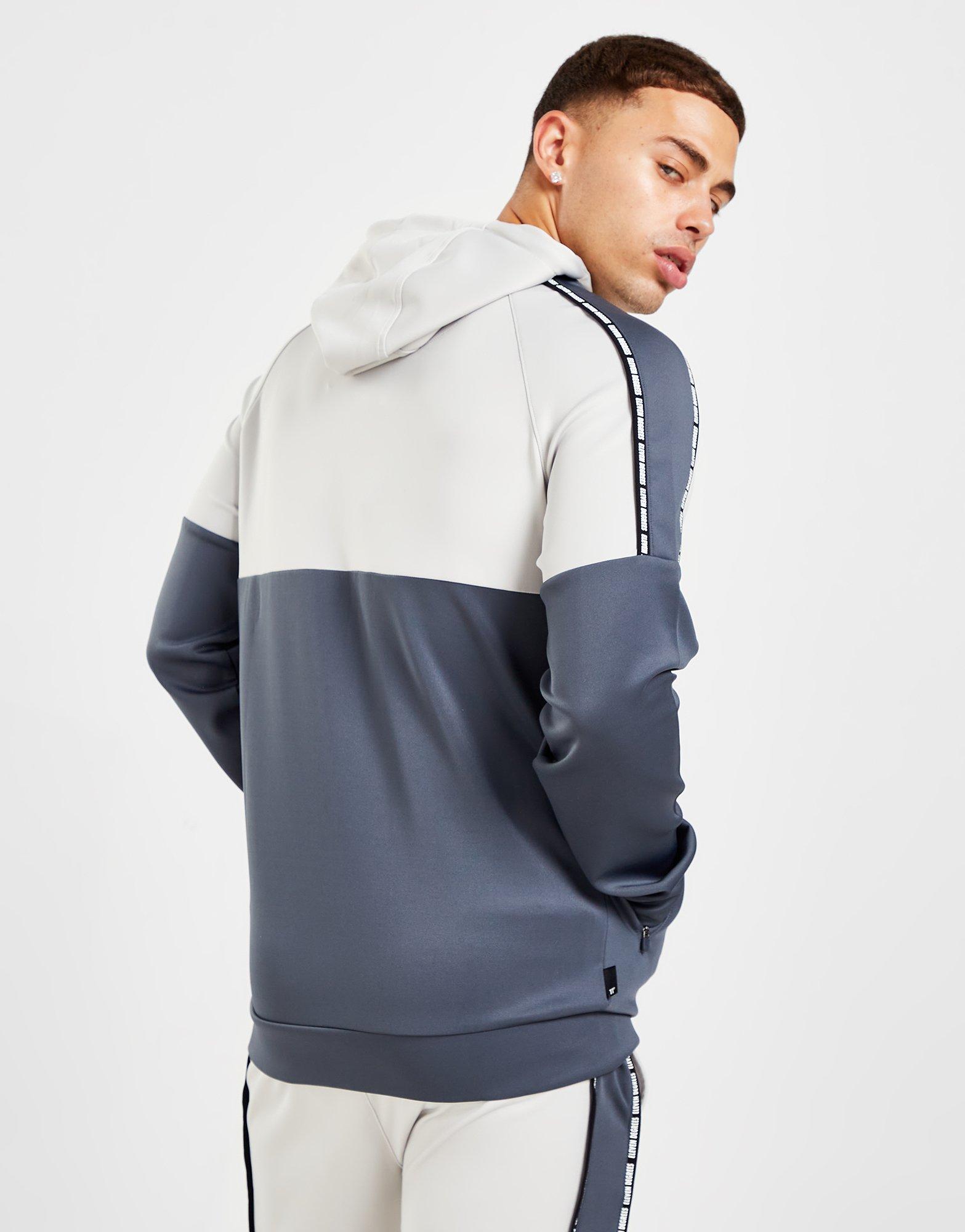 11 Degrees Tape Poly Full Zip Hoodie