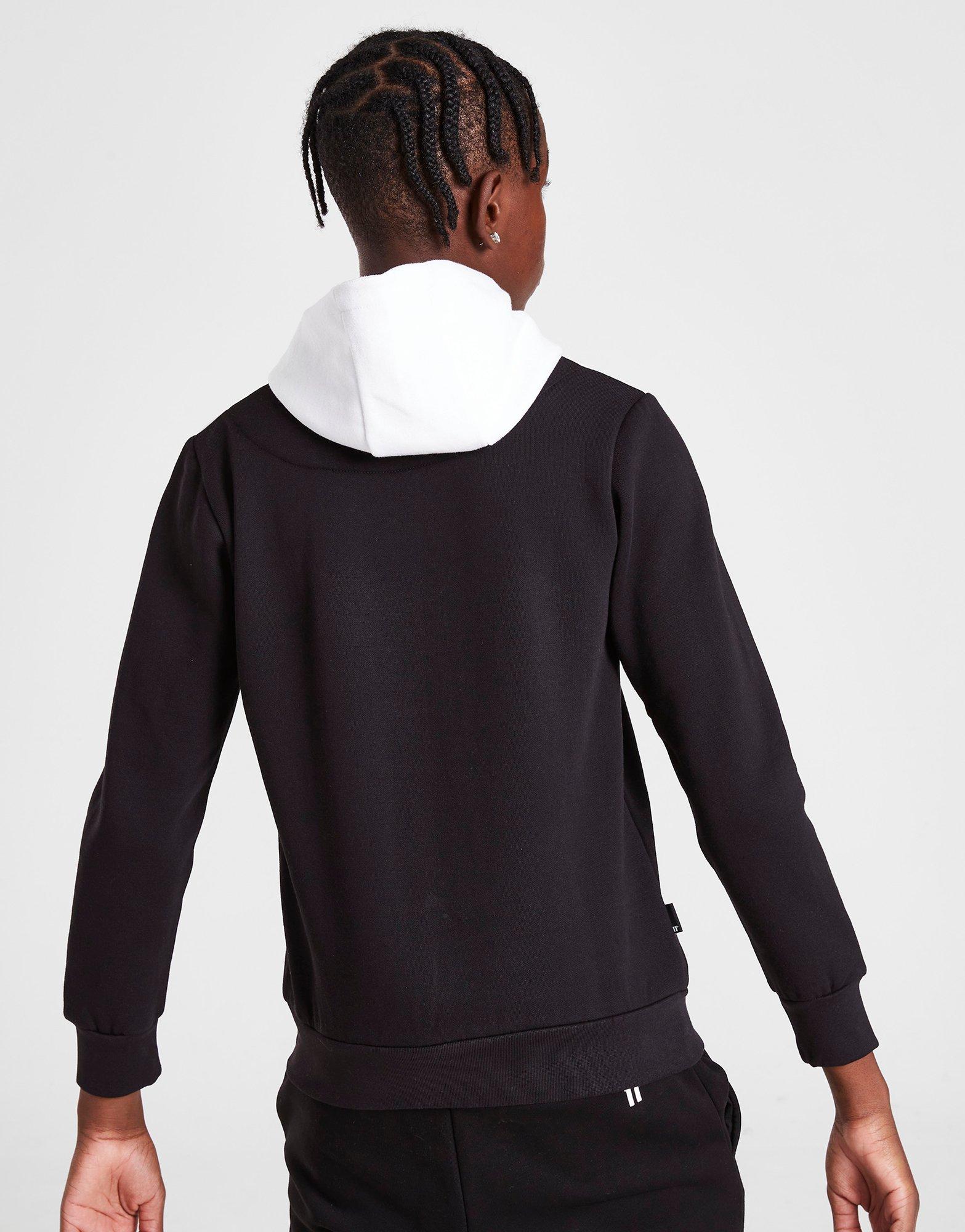 11 Degrees Colour Block Pocket Hoodie Junior