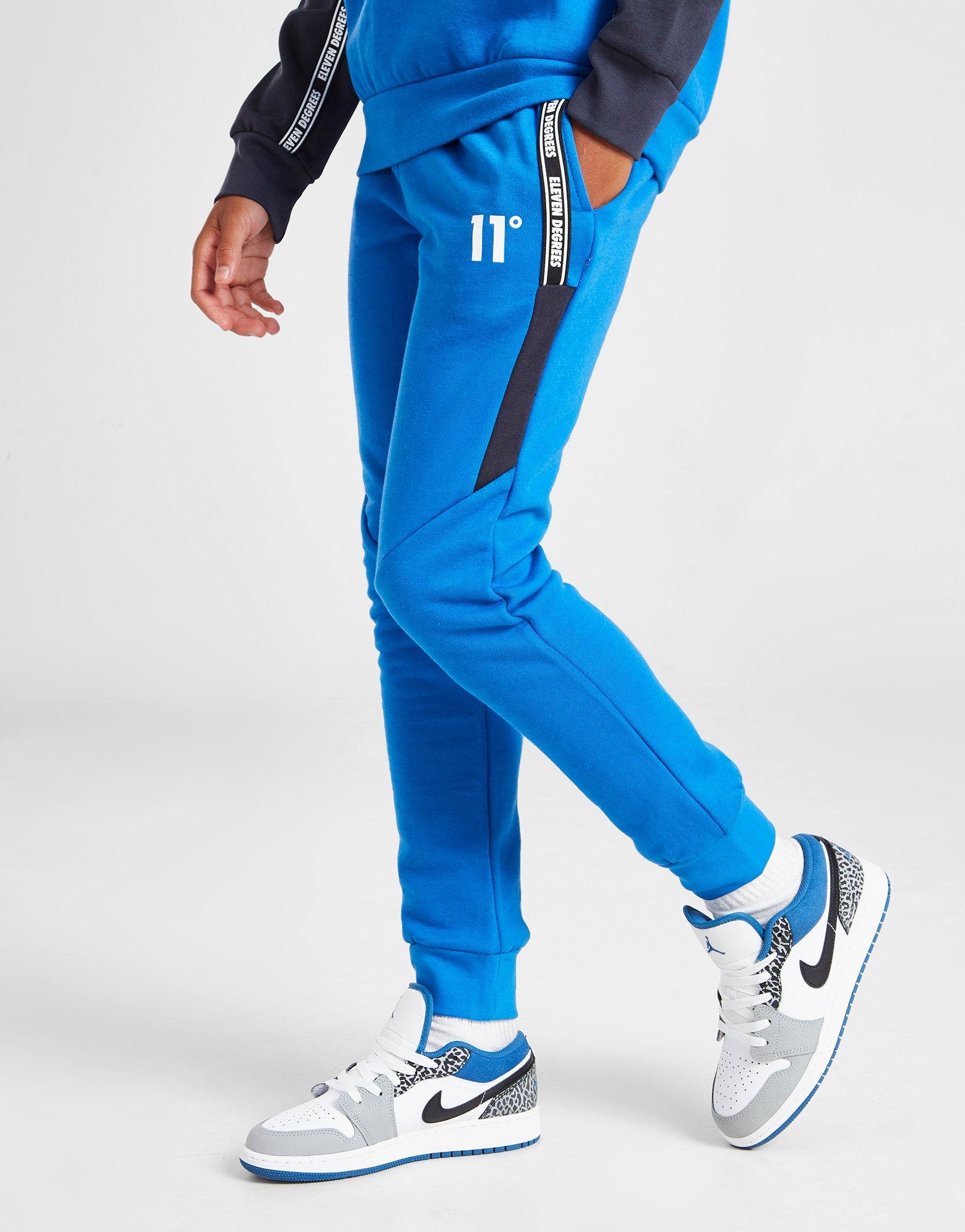 11 Degrees Colour Block Tape Joggers Junior
