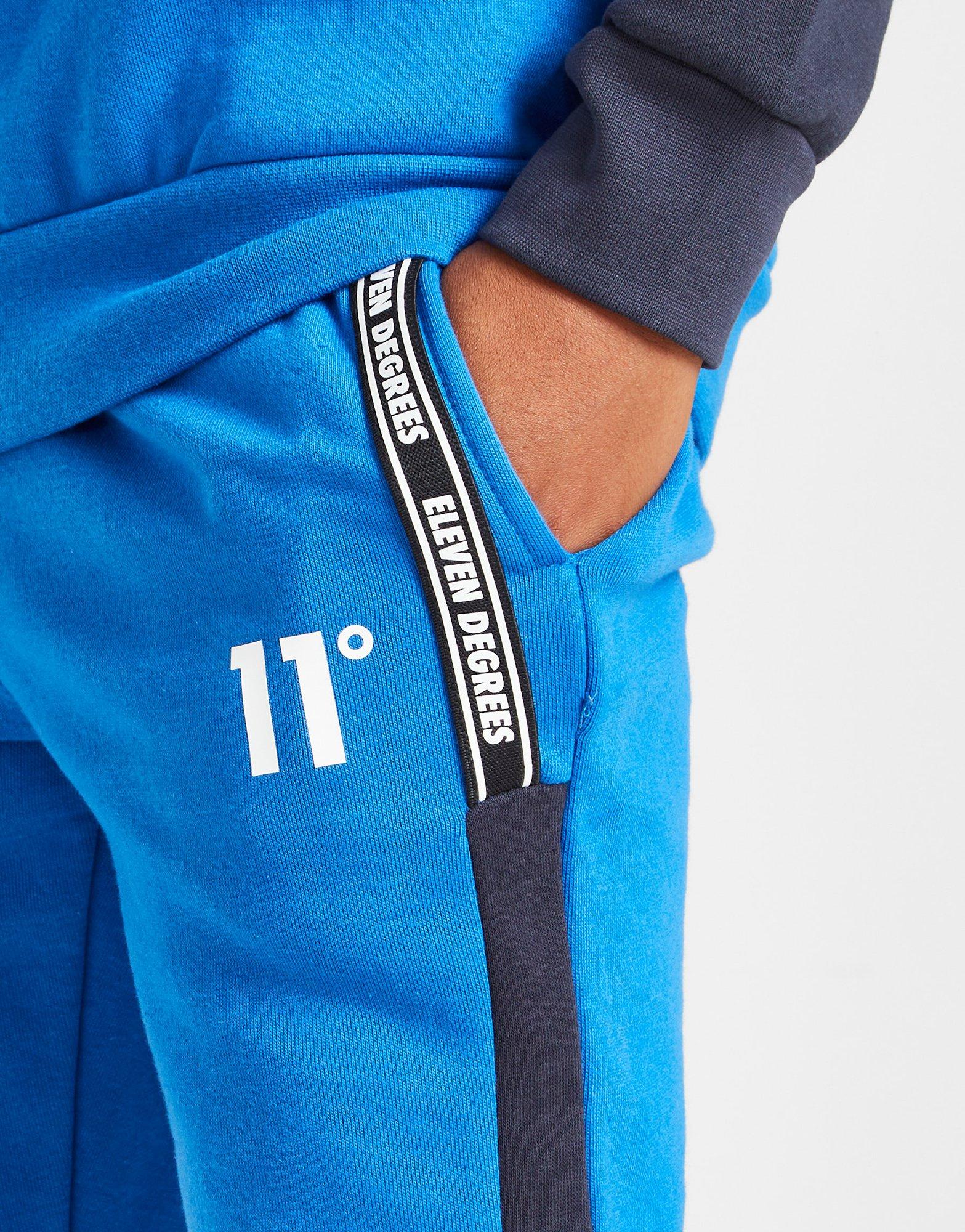11 Degrees Colour Block Tape Joggers Junior