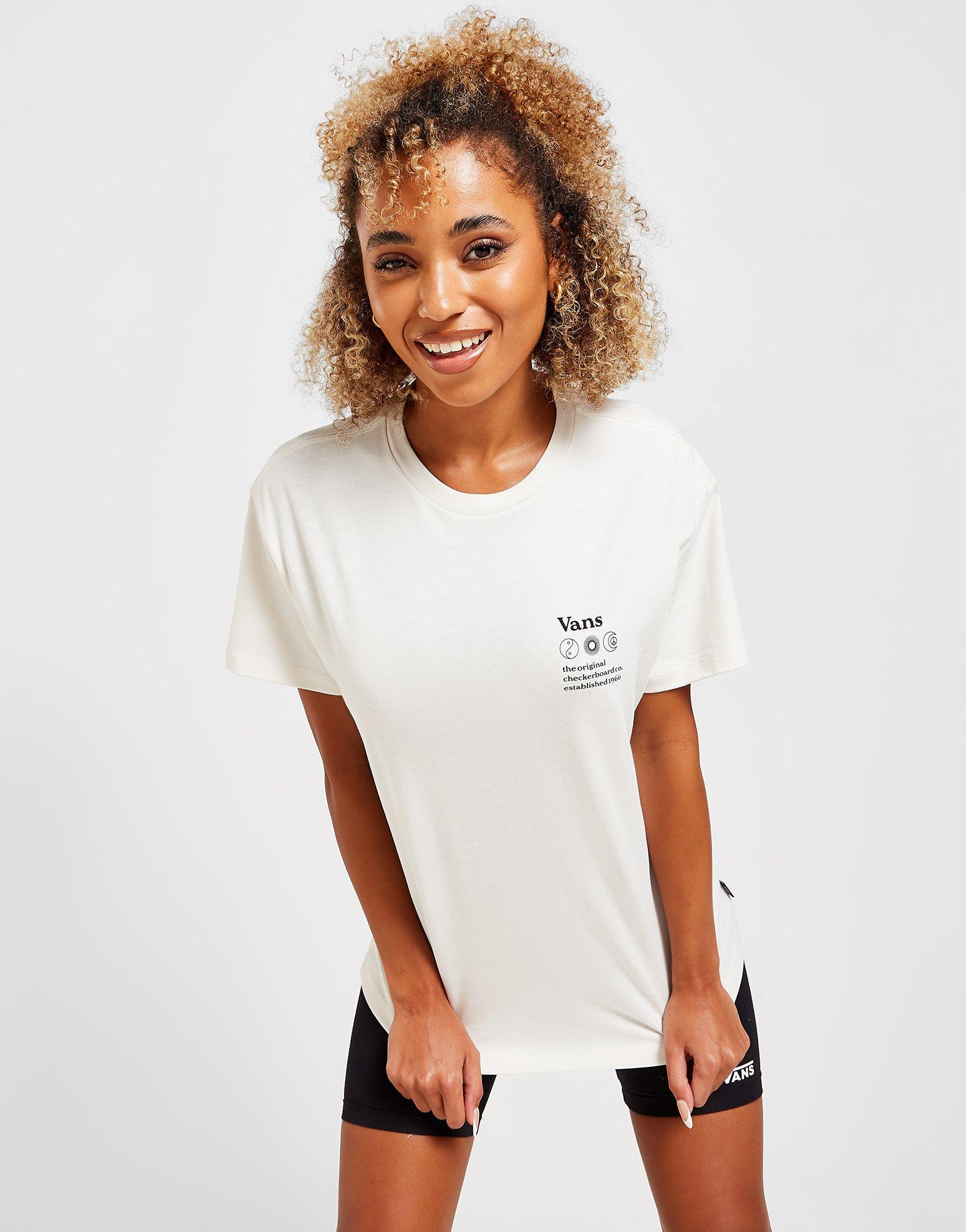 t shirt vans femme blanche