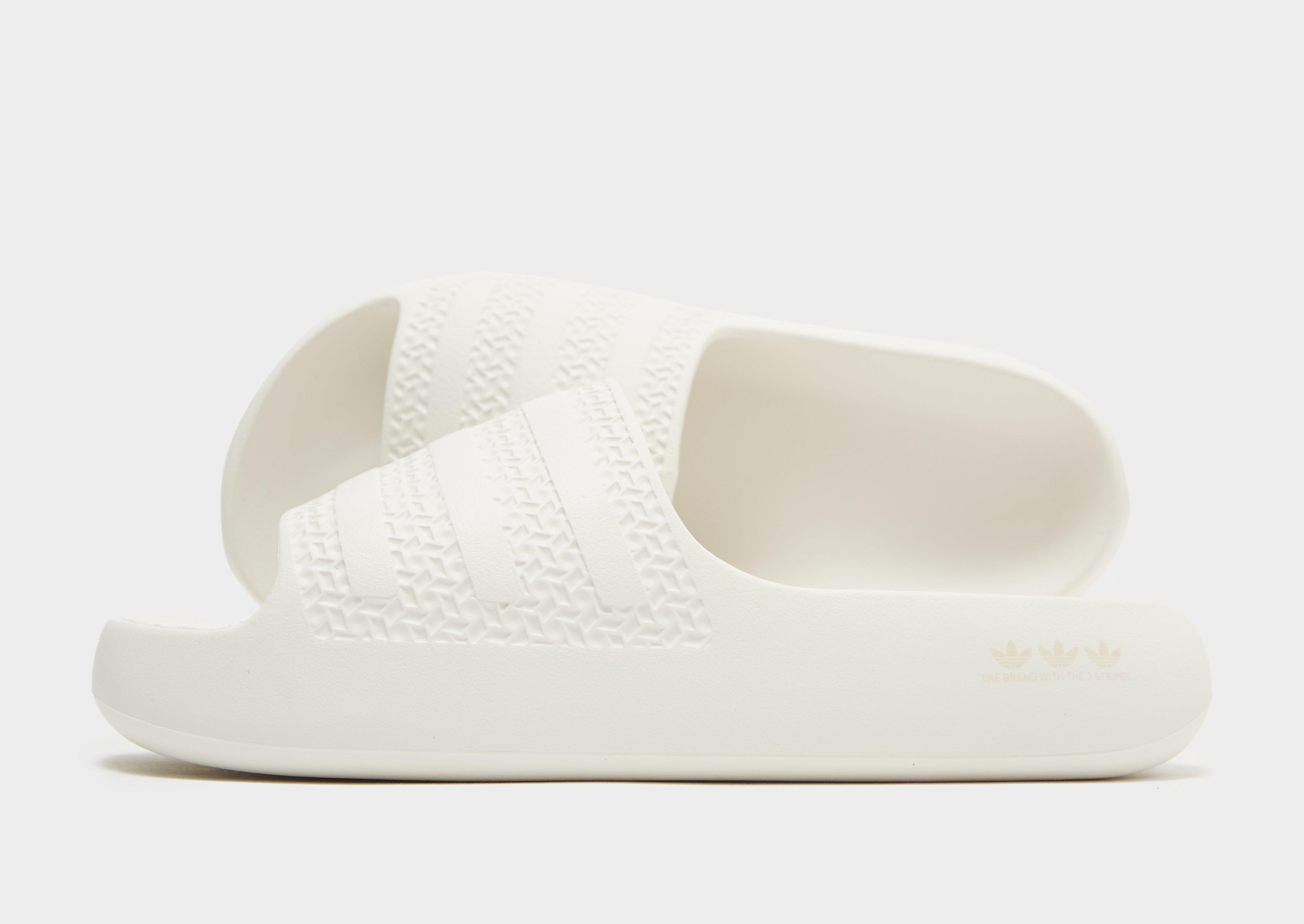 All white hot sale slippers