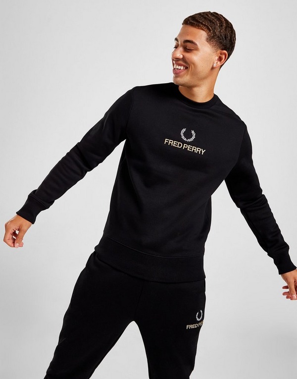 Fred Perry sudadera Global Stack Negro | JD Sports