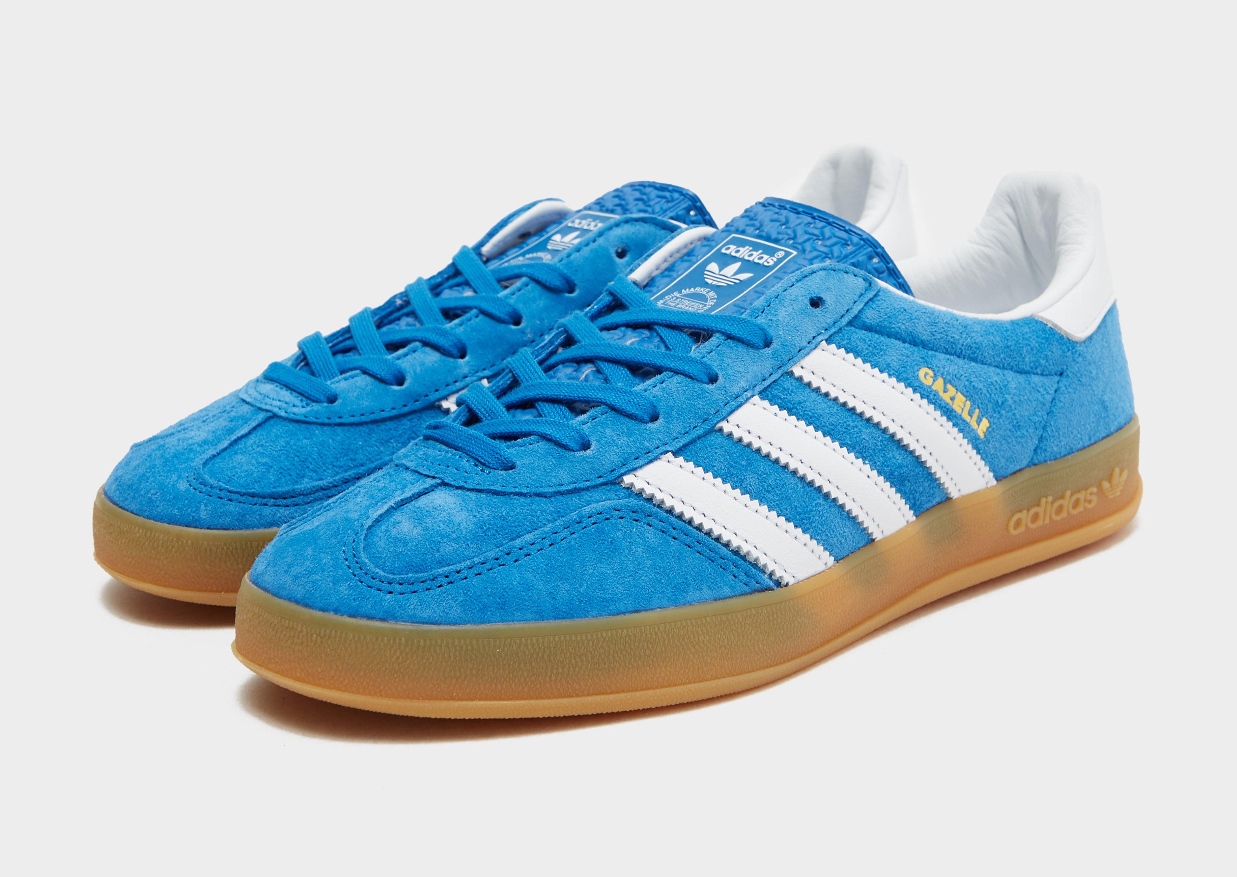 Blue adidas Originals Gazelle Indoor - JD Sports Global