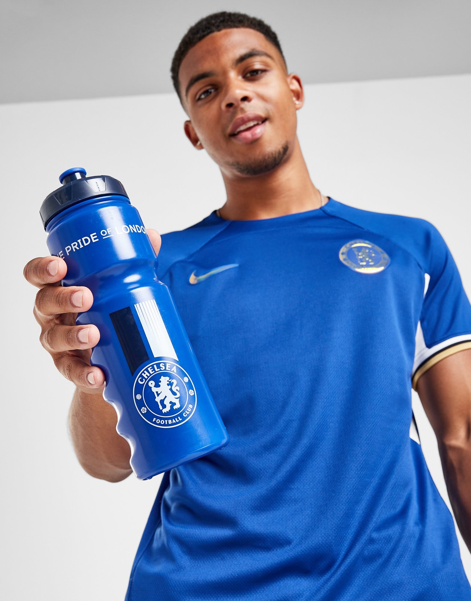 Blå Official Team Chelsea FC 750ML Water Bottle JD Sports Danmark