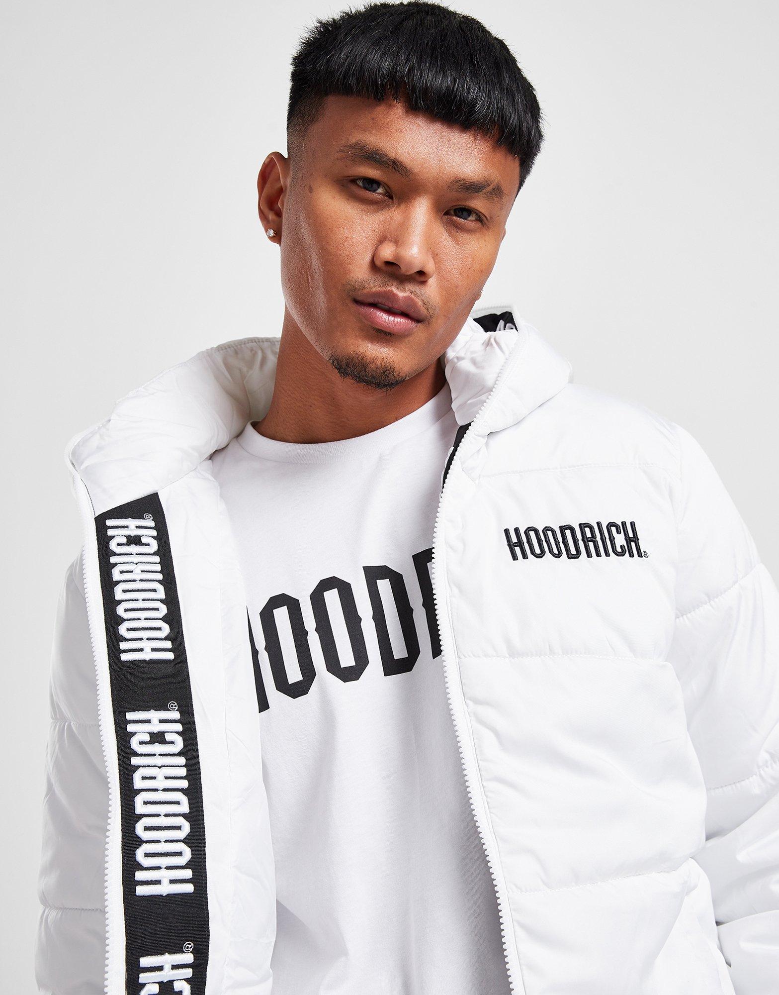 White Hoodrich Infield Puffer Jacket JD Sports Global