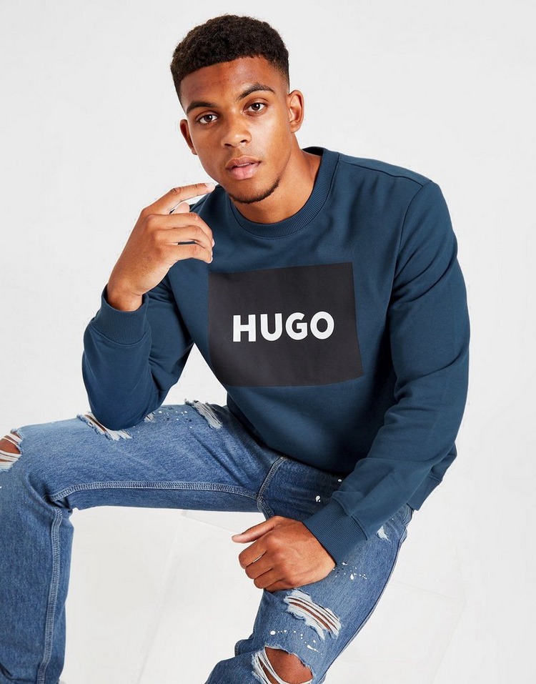 HUGO Durgagol Large Logo Square Sweatshirt