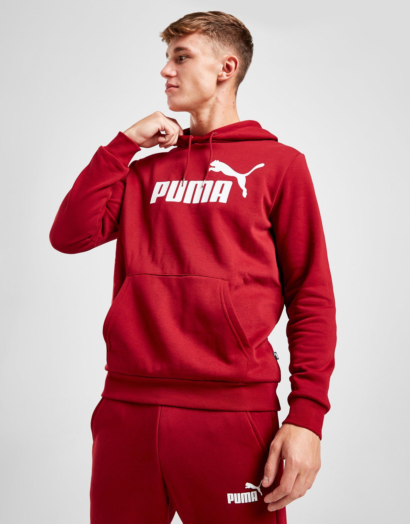 Puma con capucha Core Large Logo en Rojo JD España