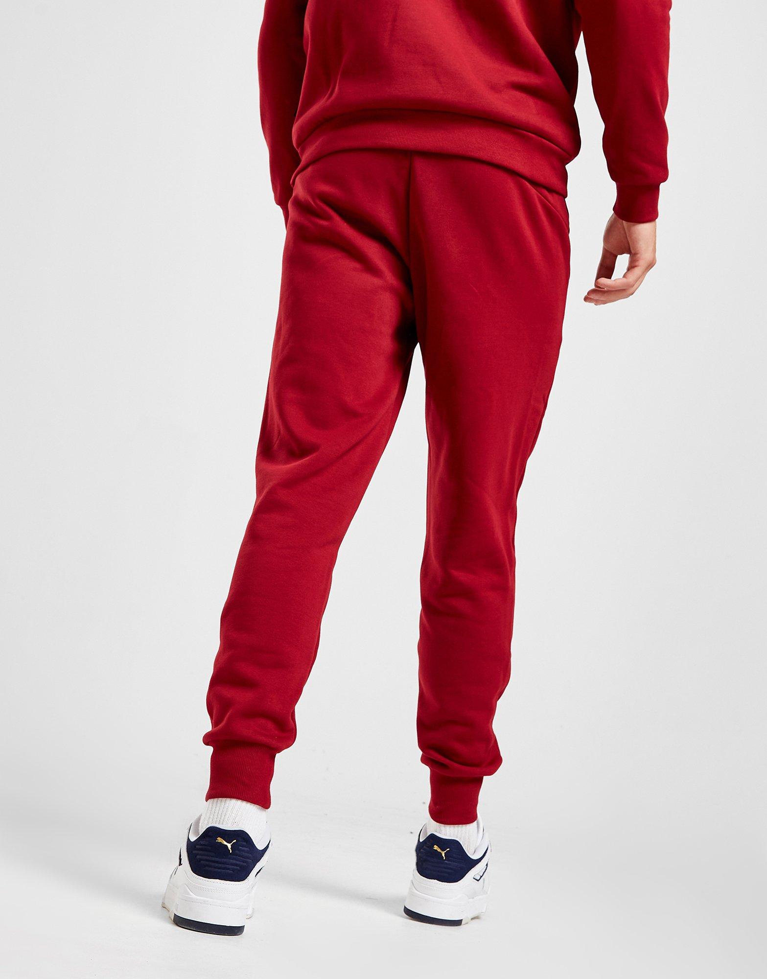 Puma pantalón de chándal Core en Rojo