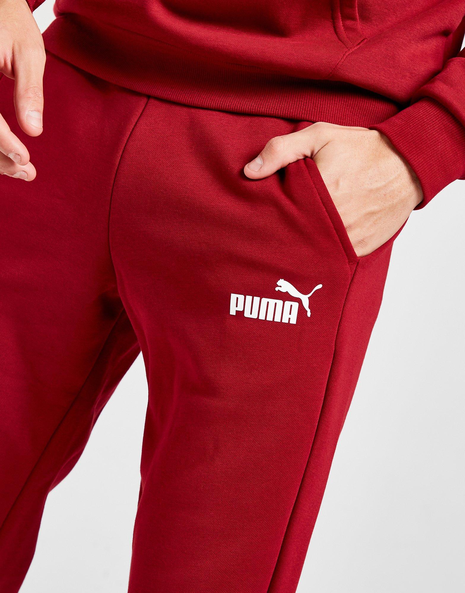 Puma pantalón de chándal Core en Rojo