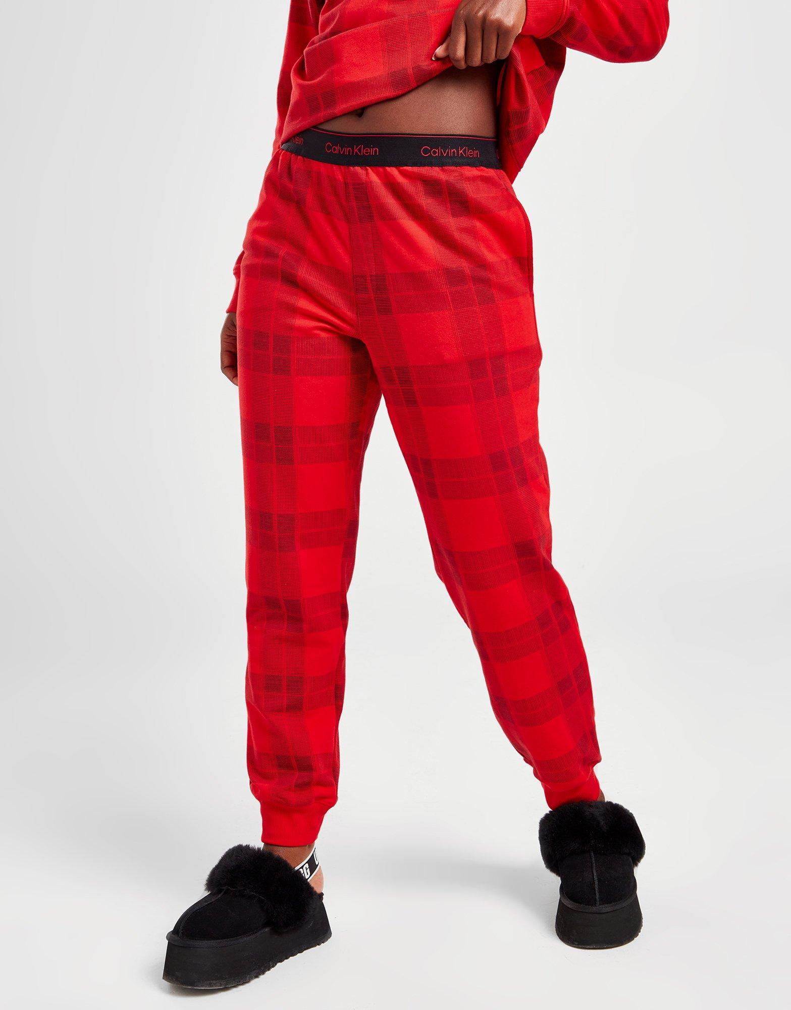Calvin Klein Plaid Tape Joggers
