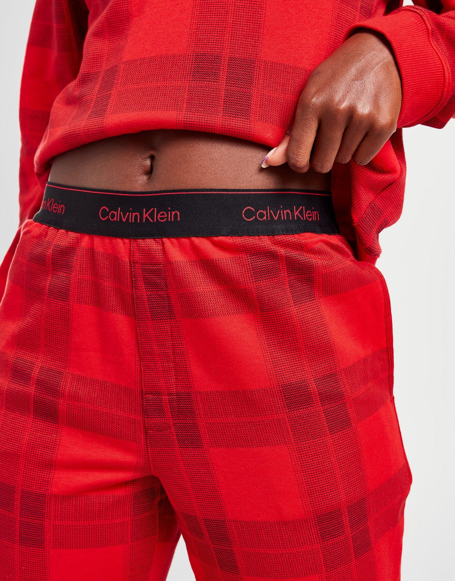 Calvin Klein Plaid Tape Joggers